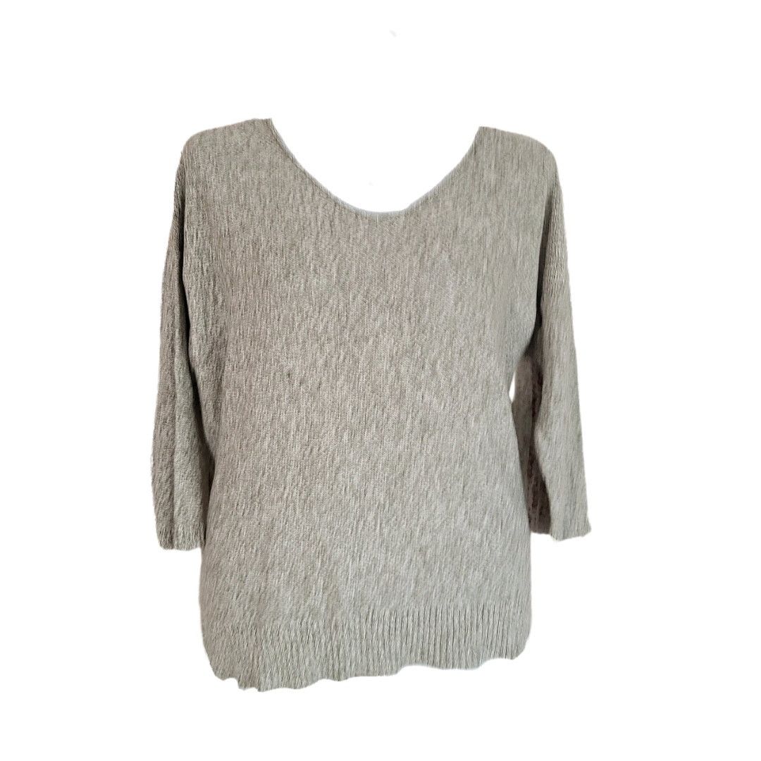 Eddie Bauer Eddie Bauer grey knit pullover sweater size 2x xxl Size XXL / US 16-18 / IT 52-54 - 10 Thumbnail