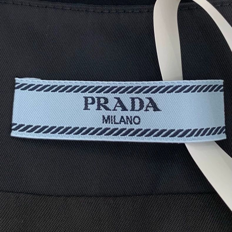 Prada Prada Logo triangle bag black suspender dress 2501-Nextarro Size XS / US 0-2 / IT 36-38 - 6 Thumbnail