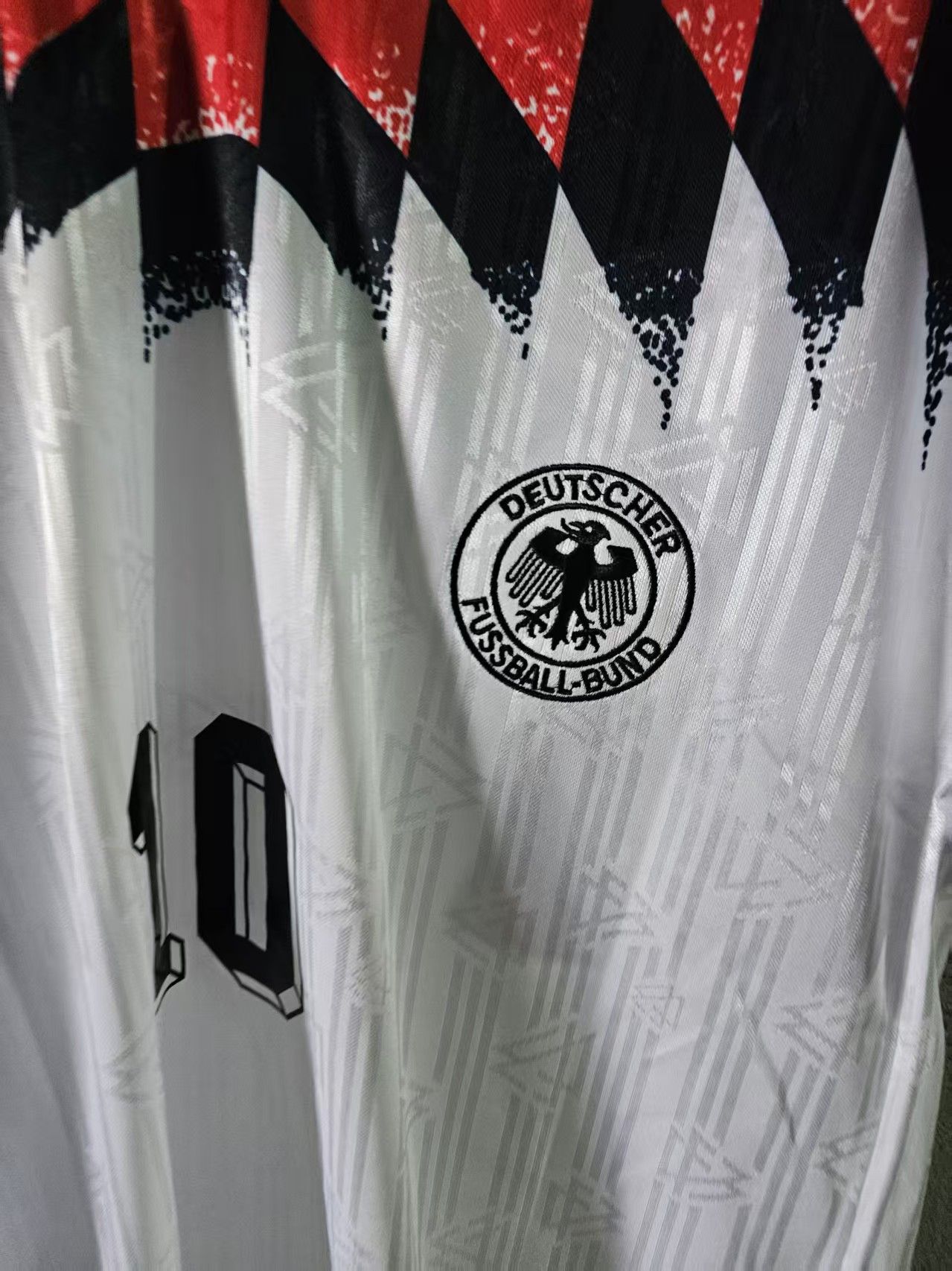 Other 1994 Germany #10 Lothar Matthäus Jersey Home Size US XL / EU 56 / 4 - 4 Thumbnail