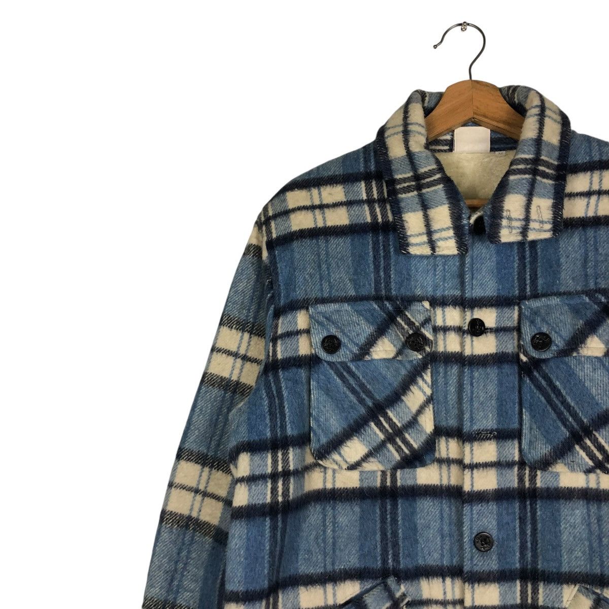 Japanese Brand 🔥VINTAGE WOOL FLANNEL JACKET TARTAN DESIGN ISSEY MIYAKE Size US M / EU 48-50 / 2 - 9 Thumbnail