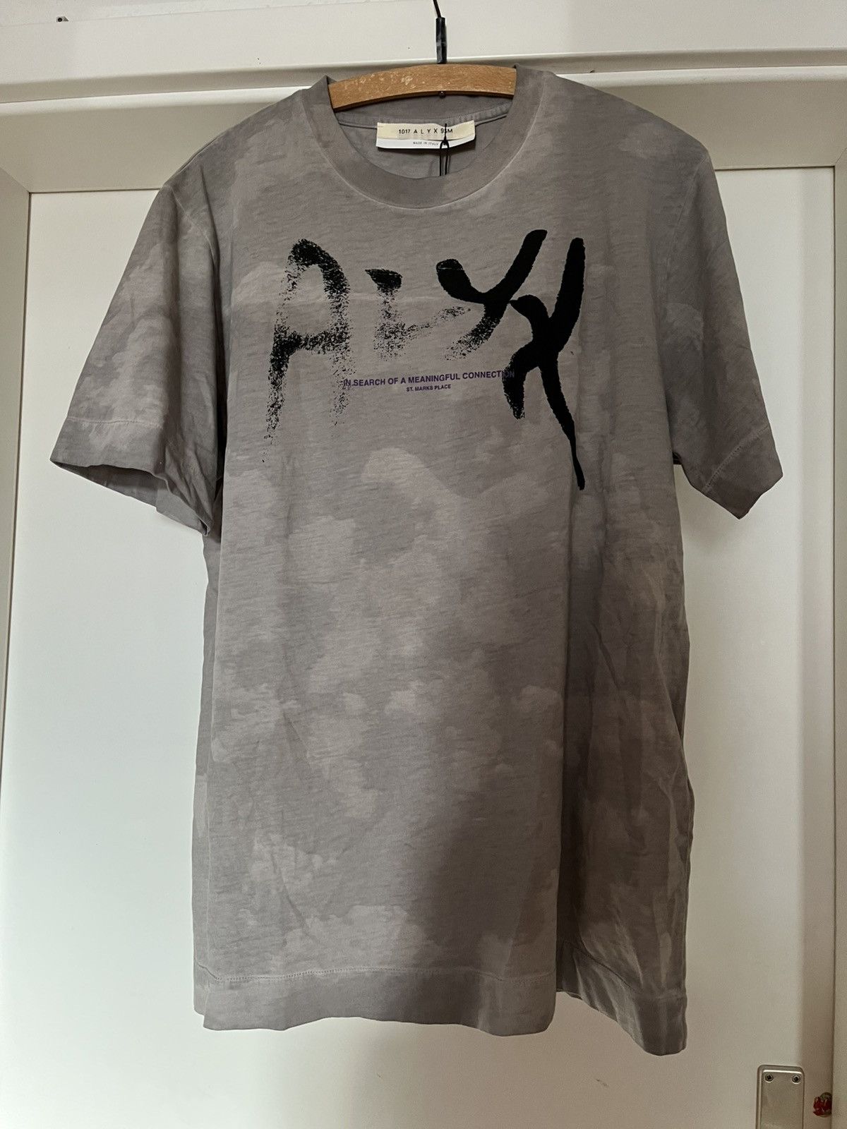 Alyx Alyx “in search of meaningful connection” distorted t shirt Size US M / EU 48-50 / 2 - 2 Thumbnail