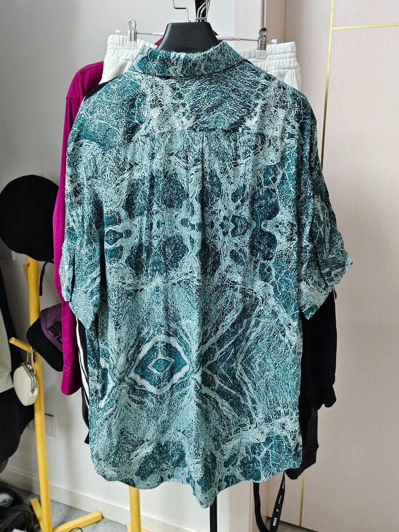 Louis Vuitton LOUIS VUITTONMarble printed casual short sleeve shirt 2503- Size US S / EU 44-46 / 1 - 2 Thumbnail