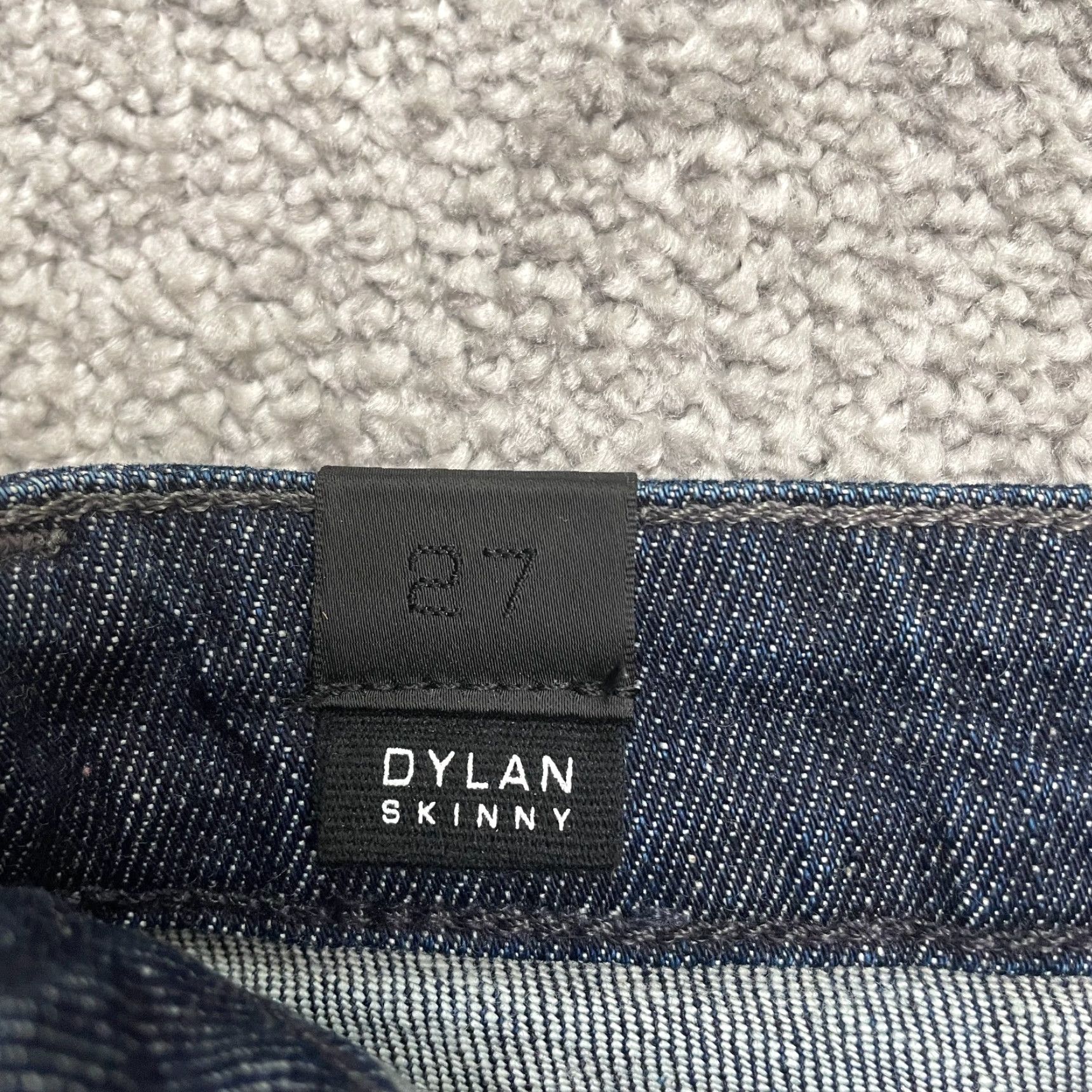 Vince Vince Skinny Jeans Womens 27 Blue Dark Wash Mid Rise Cotton Blend Stretch Size 27" / US 4 / IT 40 - 7 Thumbnail