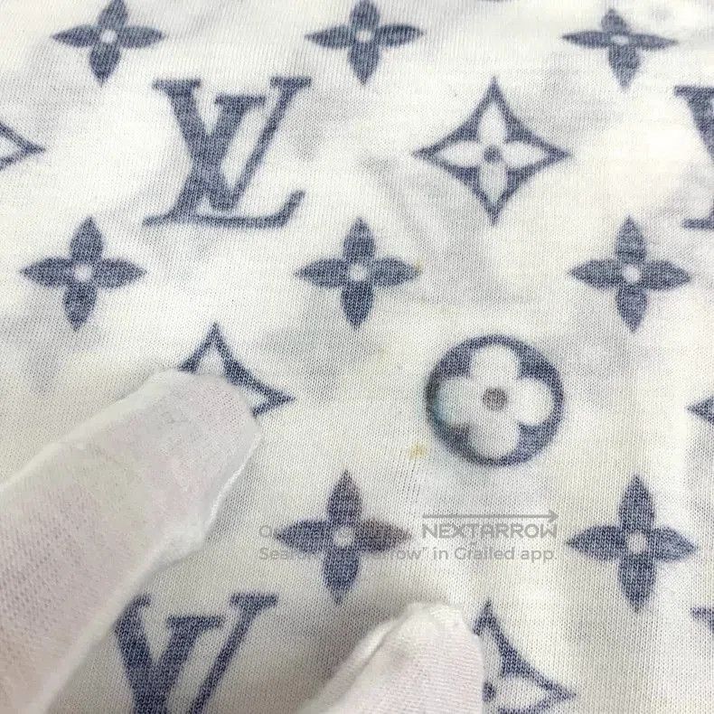 Louis Vuitton Louis Vuitton White Logo Print Short Sleeve T. Size US L / EU 52-54 / 3 - 9 Thumbnail