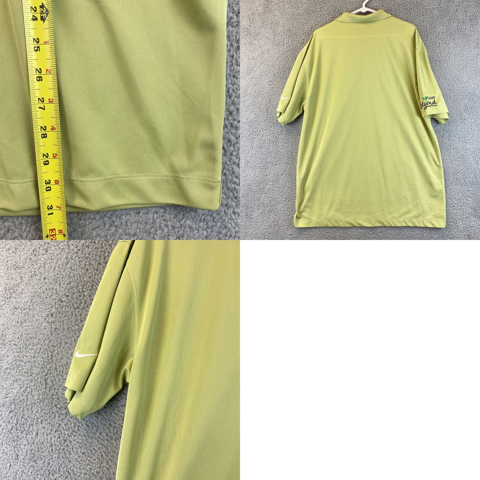 Nike NIKE Golf Polo Shirt Adult XL Green Short Sleeve Men 55-17 Size US XL / EU 56 / 4 - 8 Thumbnail