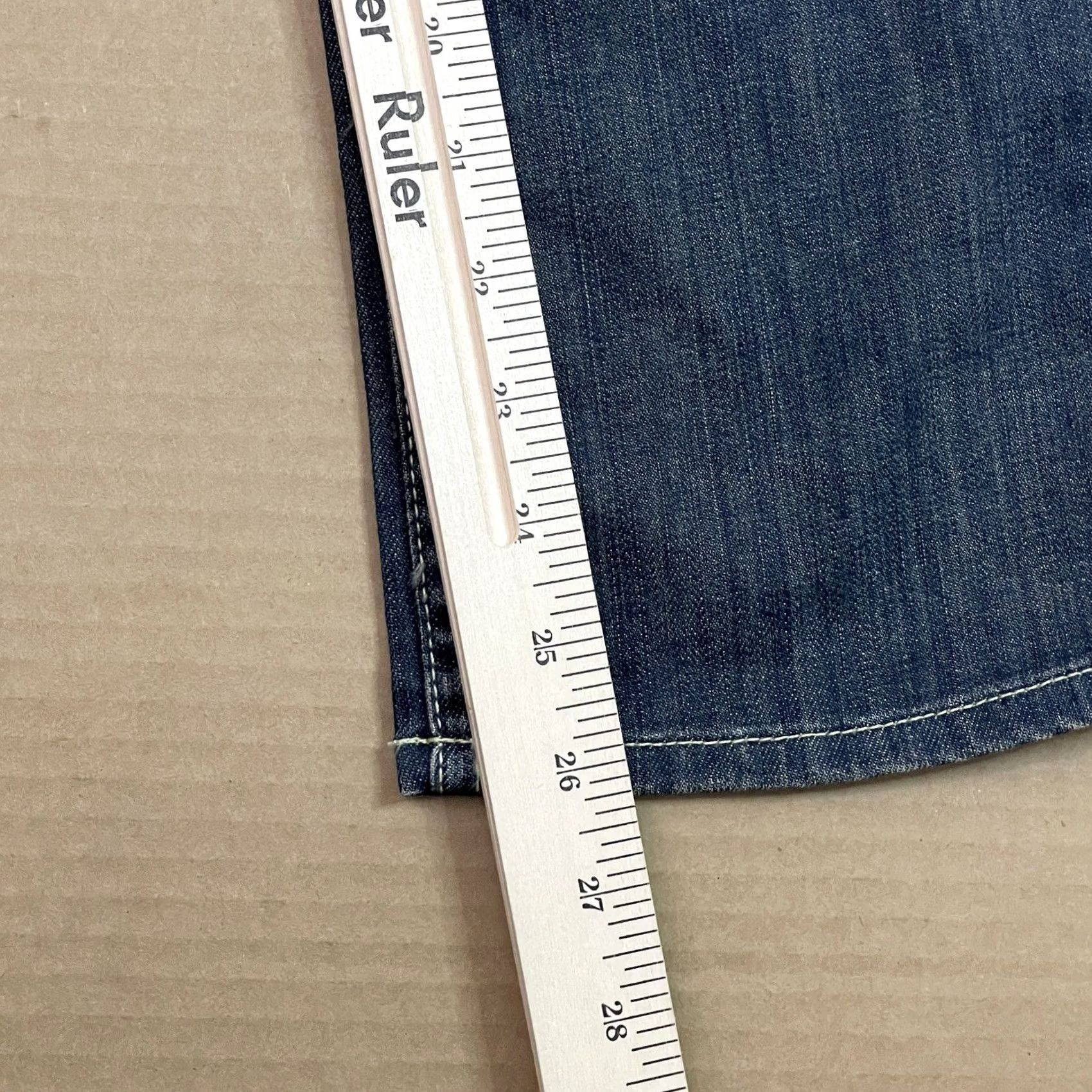 Vintage VINTAGE William Rast Jeans Womens 25 Blue Amie Ultra Skinny Capri Wash Ladies Jeans Size 42" / US 20 - 4 Thumbnail