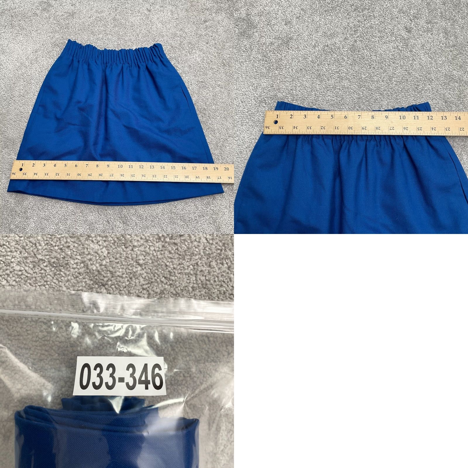 J.Crew J.Crew Wool Blend Sidewalk Pleated Pencil Skirt Womens 00 Blue Elastic Pockets Size 24" / US 00 / IT 34 - 8 Thumbnail