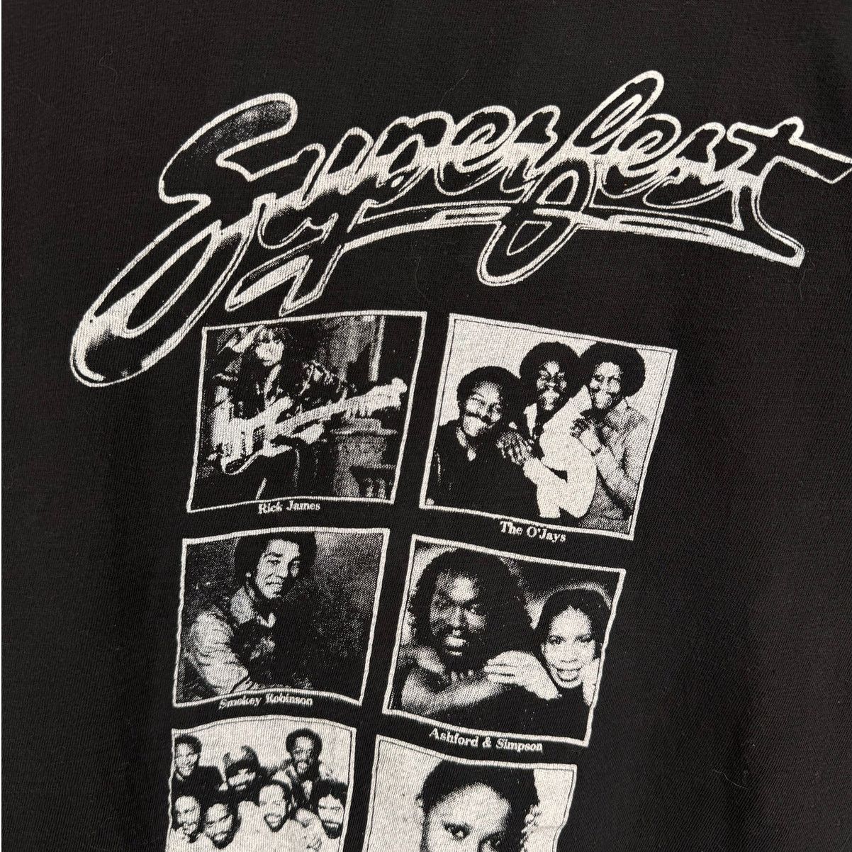 Vintage VTG 1981 SuperFest Rnb/Soul Concert T Shirt Sz L Black Size US L / EU 52-54 / 3 - 5 Thumbnail
