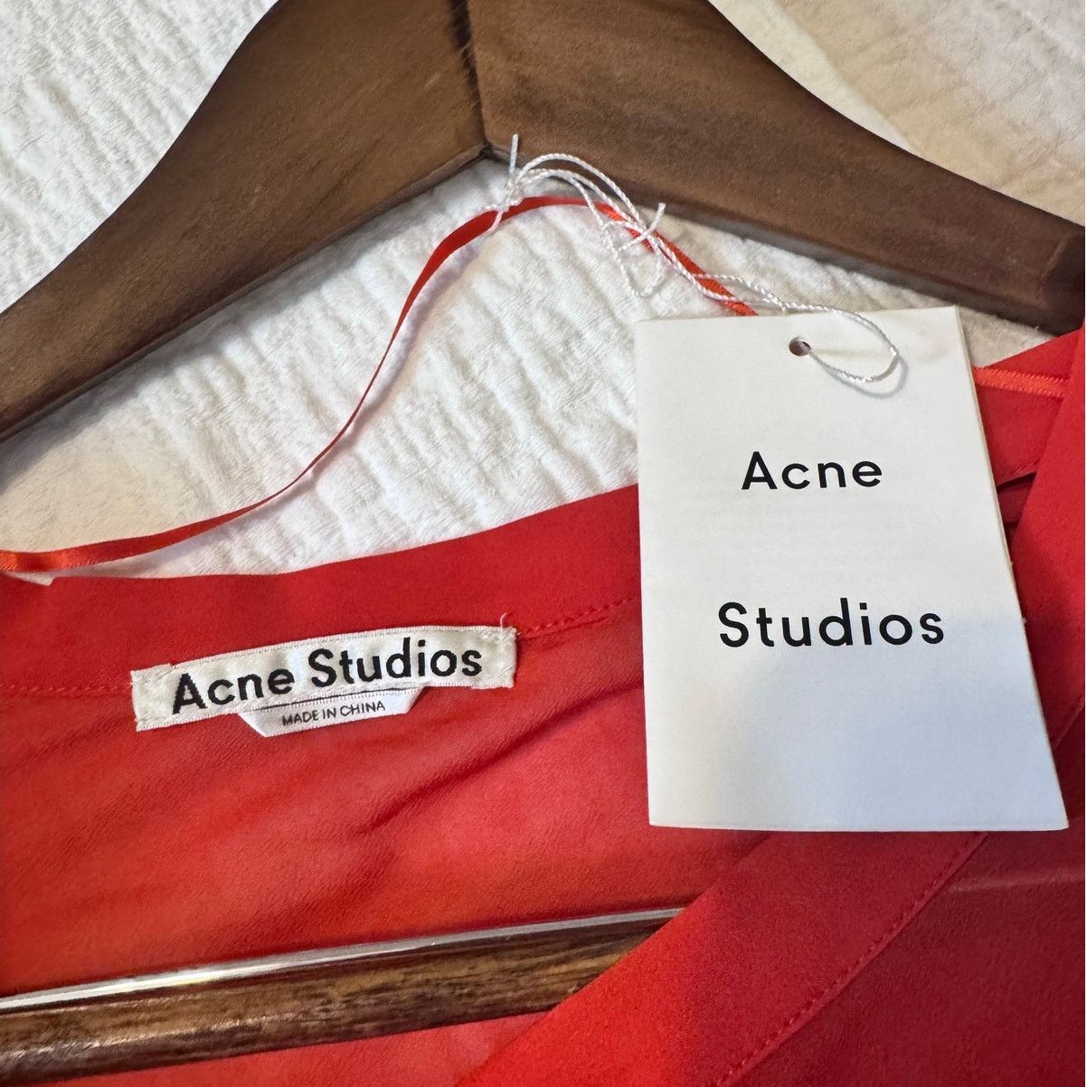 Acne Studios Acne Studios Bias-cut Georgette Long-Sleeve Dress - Size S Size S / US 4 / IT 40 - 12 Thumbnail