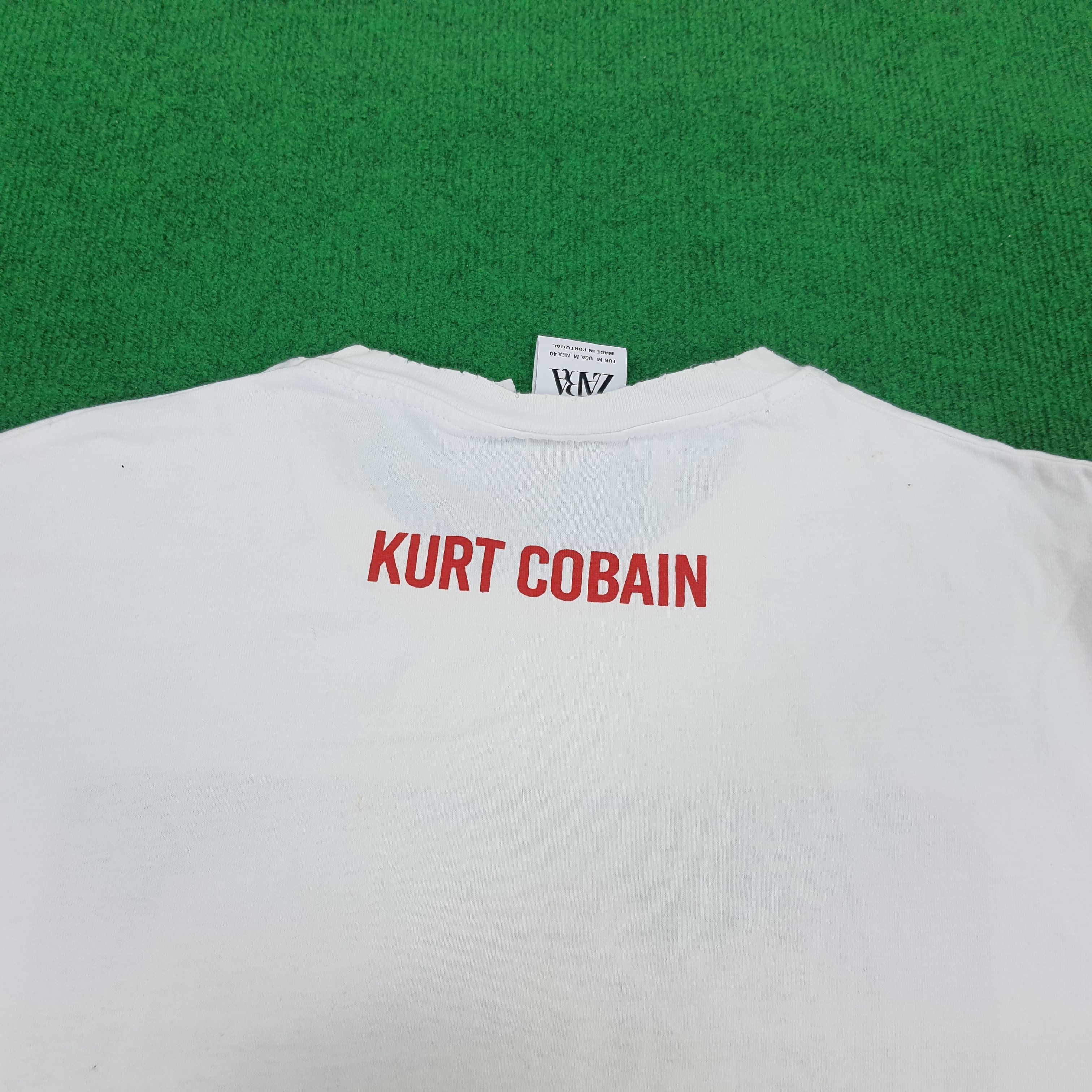 Zara Vintage ZARA Kurt Cobain Photo Tees Size US L / EU 52-54 / 3 - 4 Thumbnail