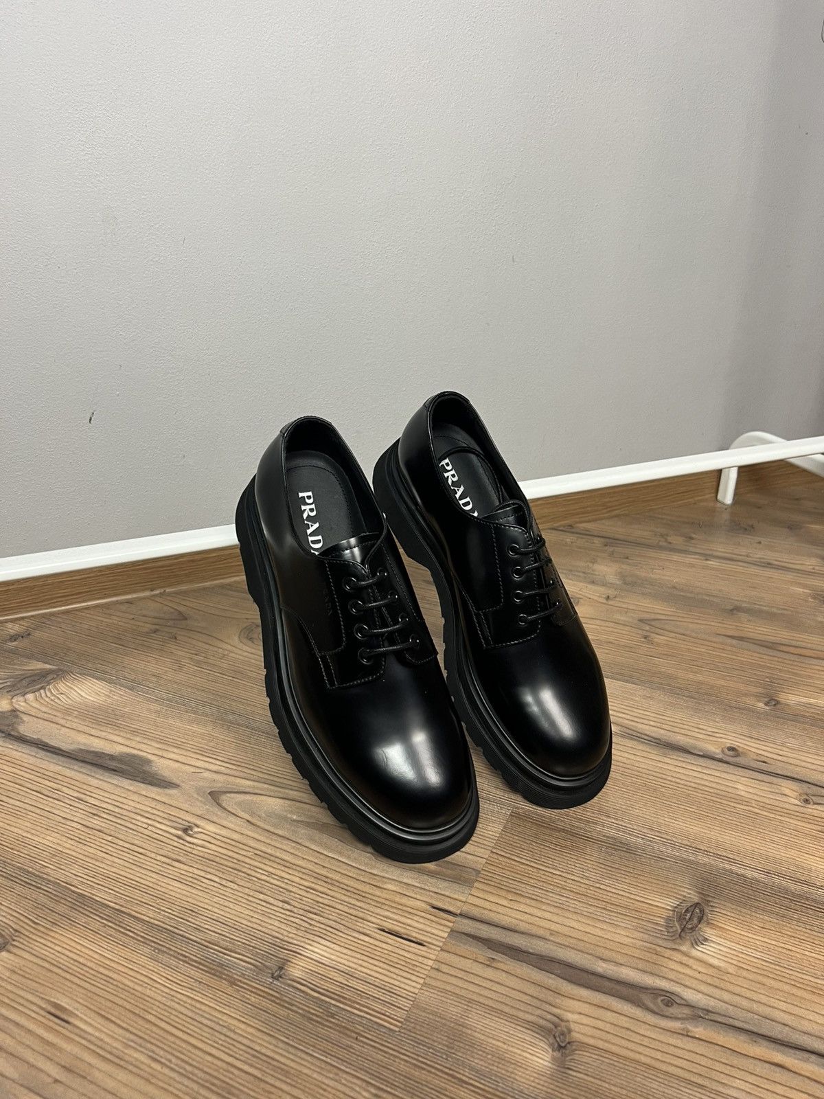 Prada FW19 Chunky Derby Prada Shoes 2EE306 y2k archive luxury Size US 9.5 / EU 42-43 - 1 Thumbnail