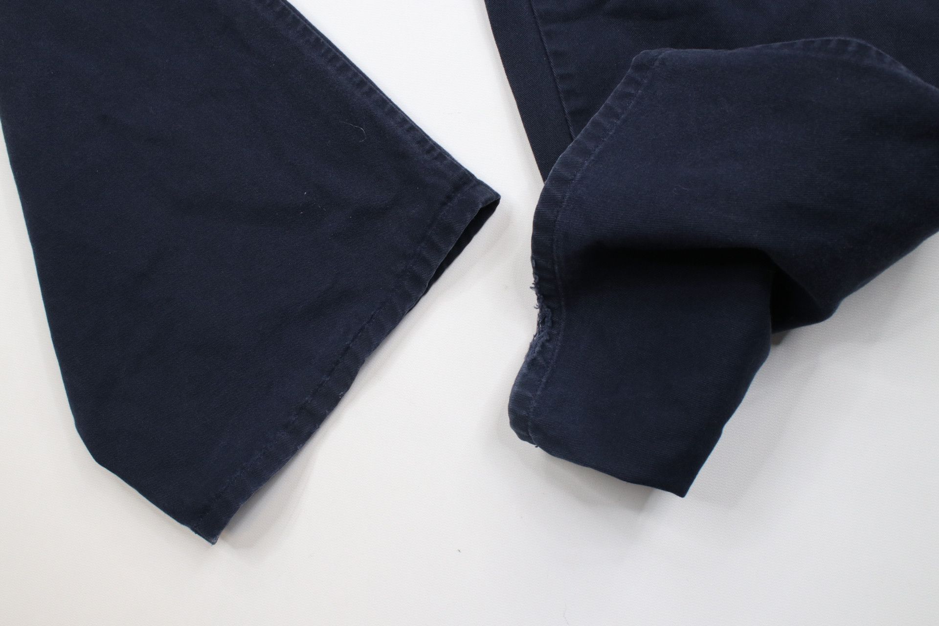 Ralph Lauren × Vintage Vintage 90s Ralph Lauren Wide Leg Pleated Chino Pants Blue Size US 38 / EU 54 - 5 Thumbnail