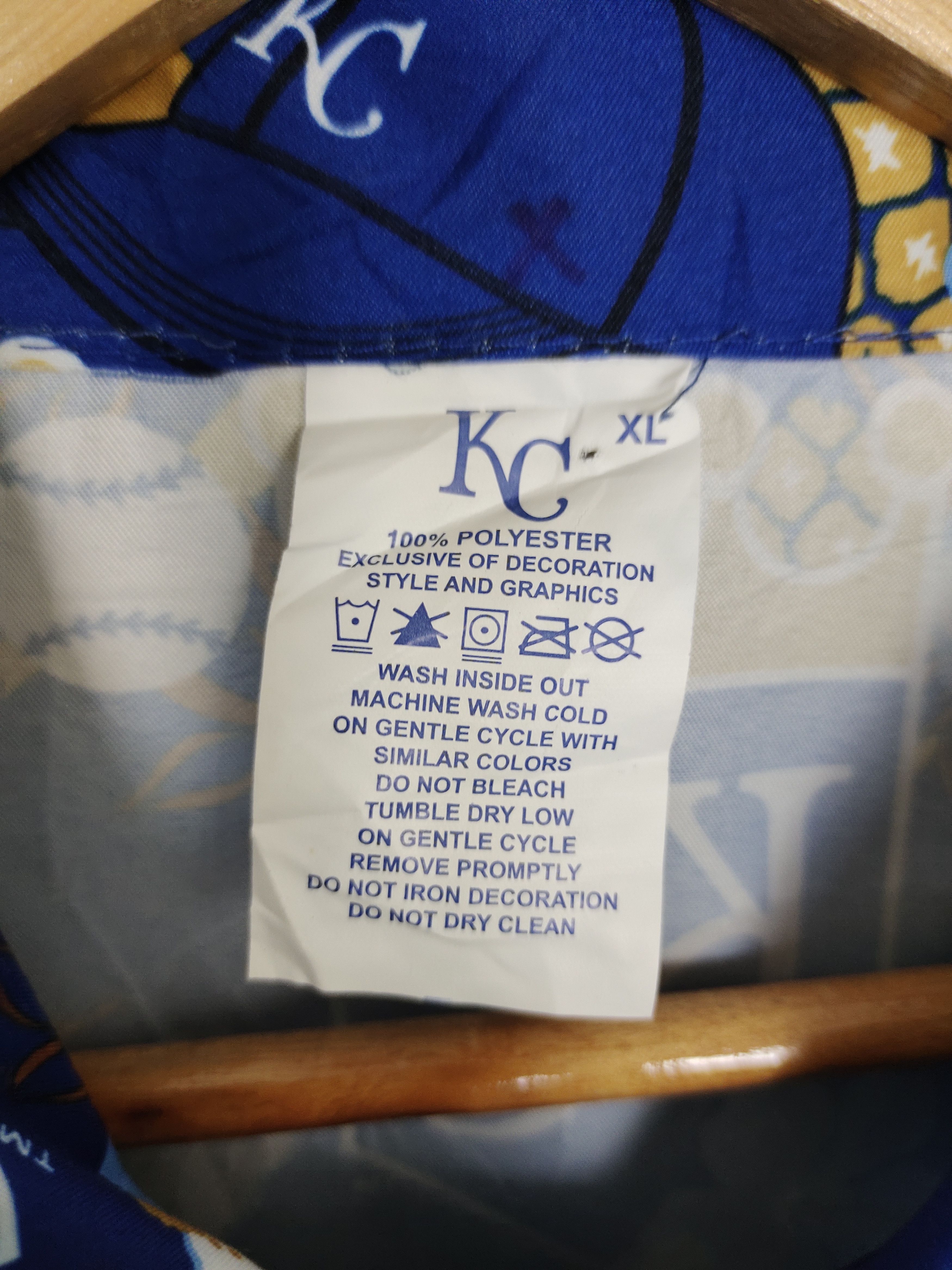MLB Vintage Kansas City Royals Mlb Team Hawaiian Shirt Size US XL / EU 56 / 4 - 4 Thumbnail