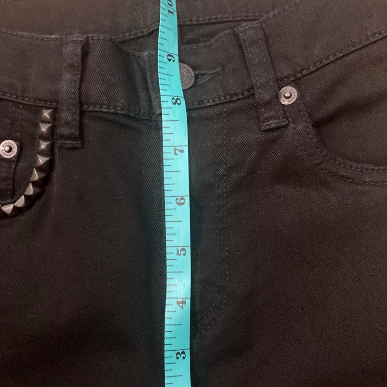 Hysteric Glamour Hysteric Glamour black denim jeans with silver studs Size 23" - 5 Thumbnail