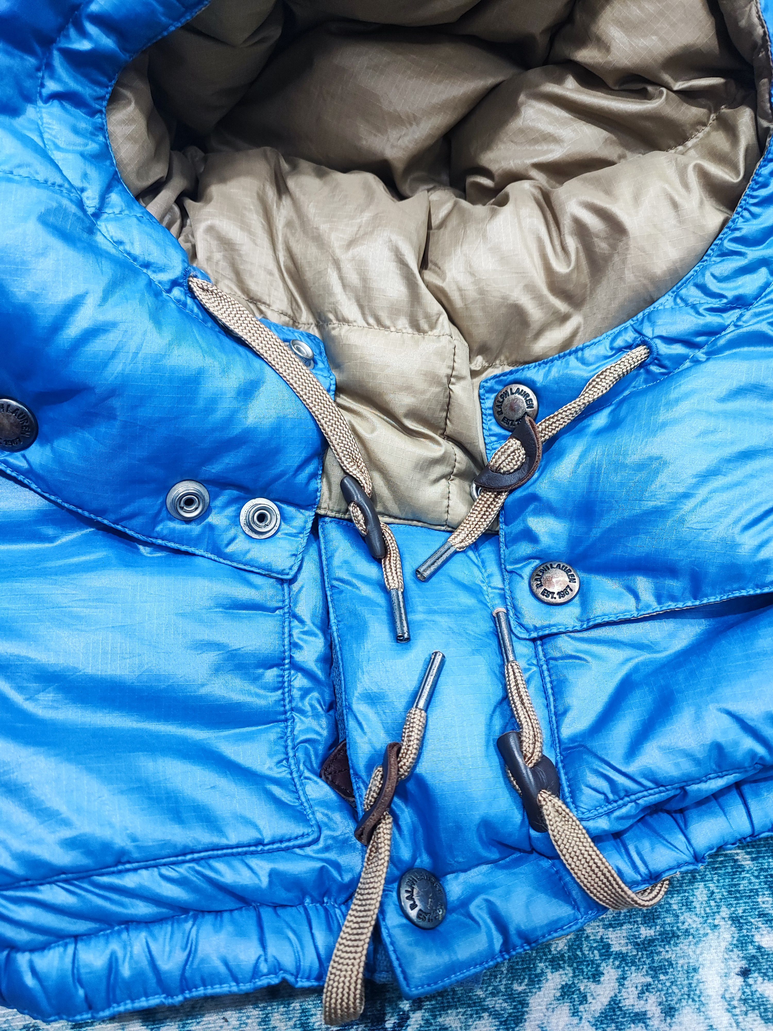Polo Ralph Lauren Vintage Polo Ralph Lauren Glossy Blue Down Puffer Jacket Size US S / EU 44-46 / 1 - 11 Thumbnail