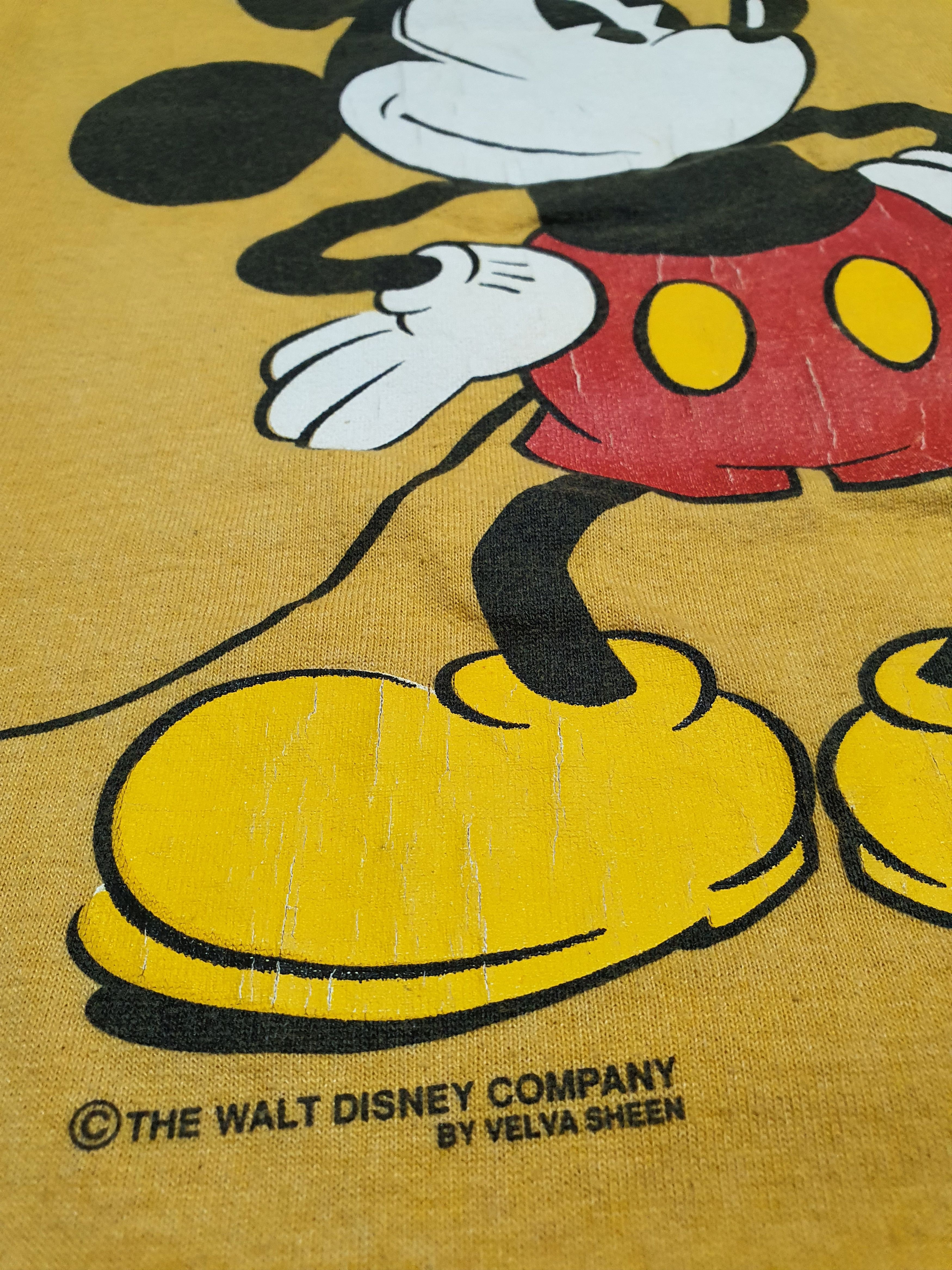 Mickey Mouse × Velva Sheen × Vintage MICKEY MOUSE 90’S VELVA SHEEN 19”/26” VINTAGE T-SHIRT Size US M / EU 48-50 / 2 - 3 Thumbnail