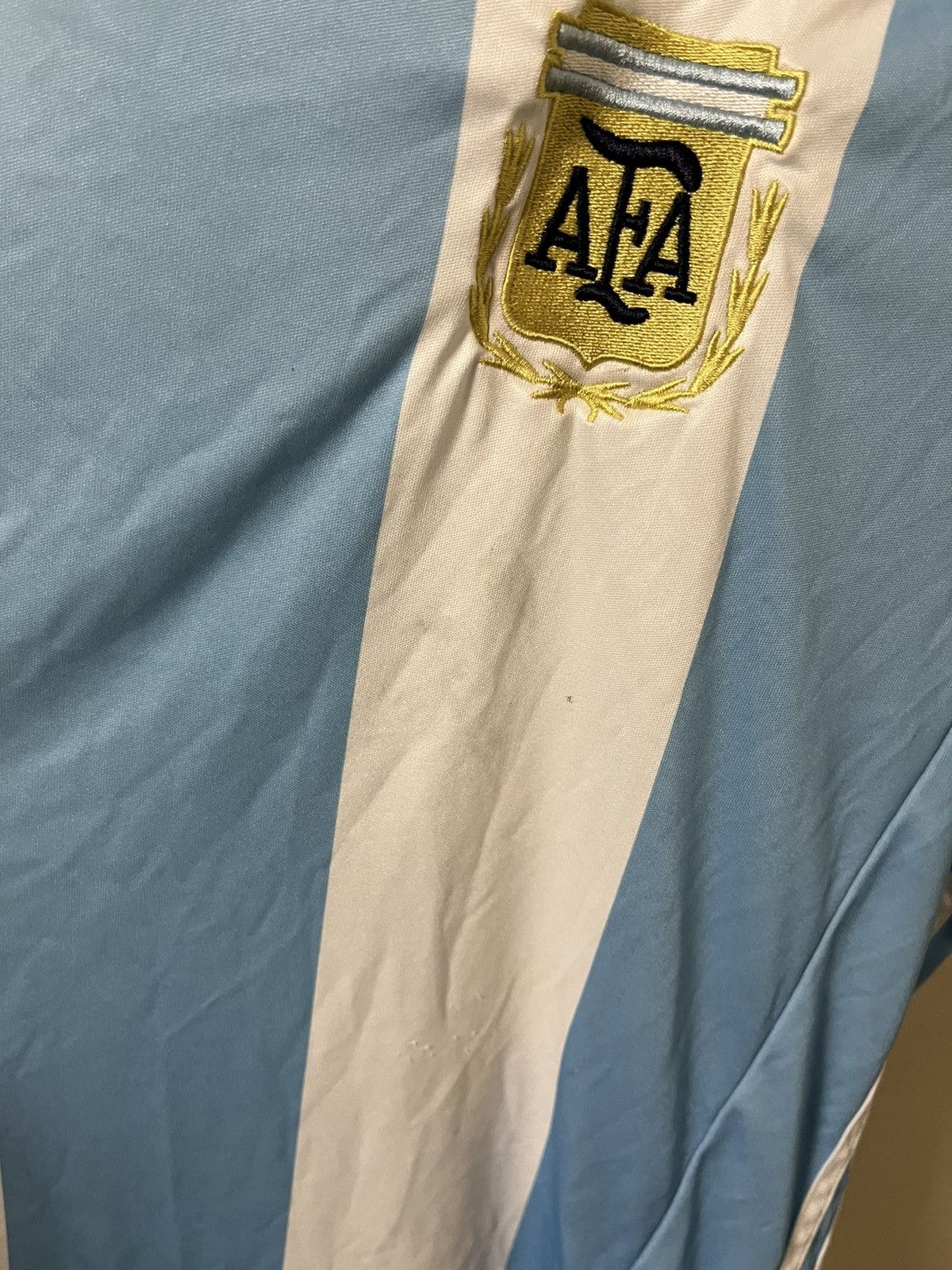 Adidas × Vintage Adidas Argentina 16/17 Home Vintage Jersey Size US L / EU 52-54 / 3 - 9 Thumbnail
