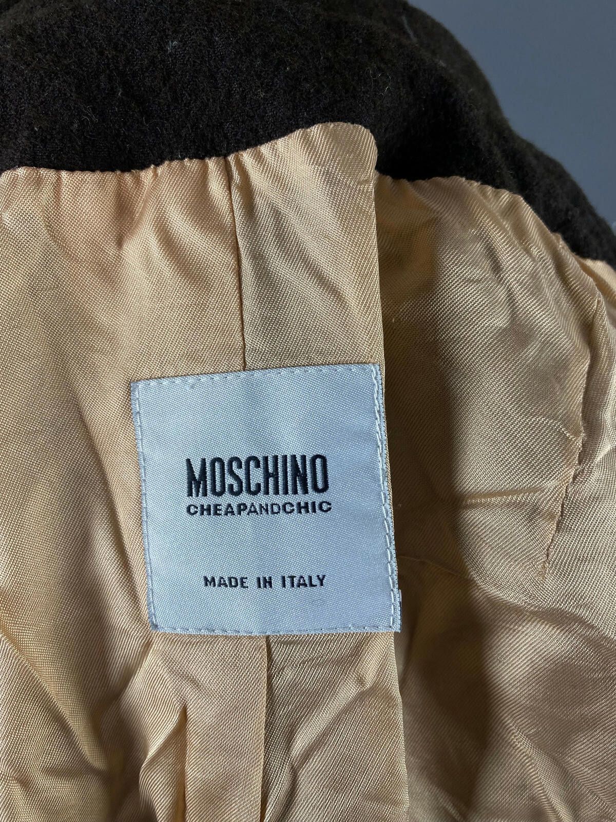 Moschino Moschino Cheap And Chic Wool Button Down Coat Jacket Size 10 Size L / US 10 / IT 46 - 9 Thumbnail