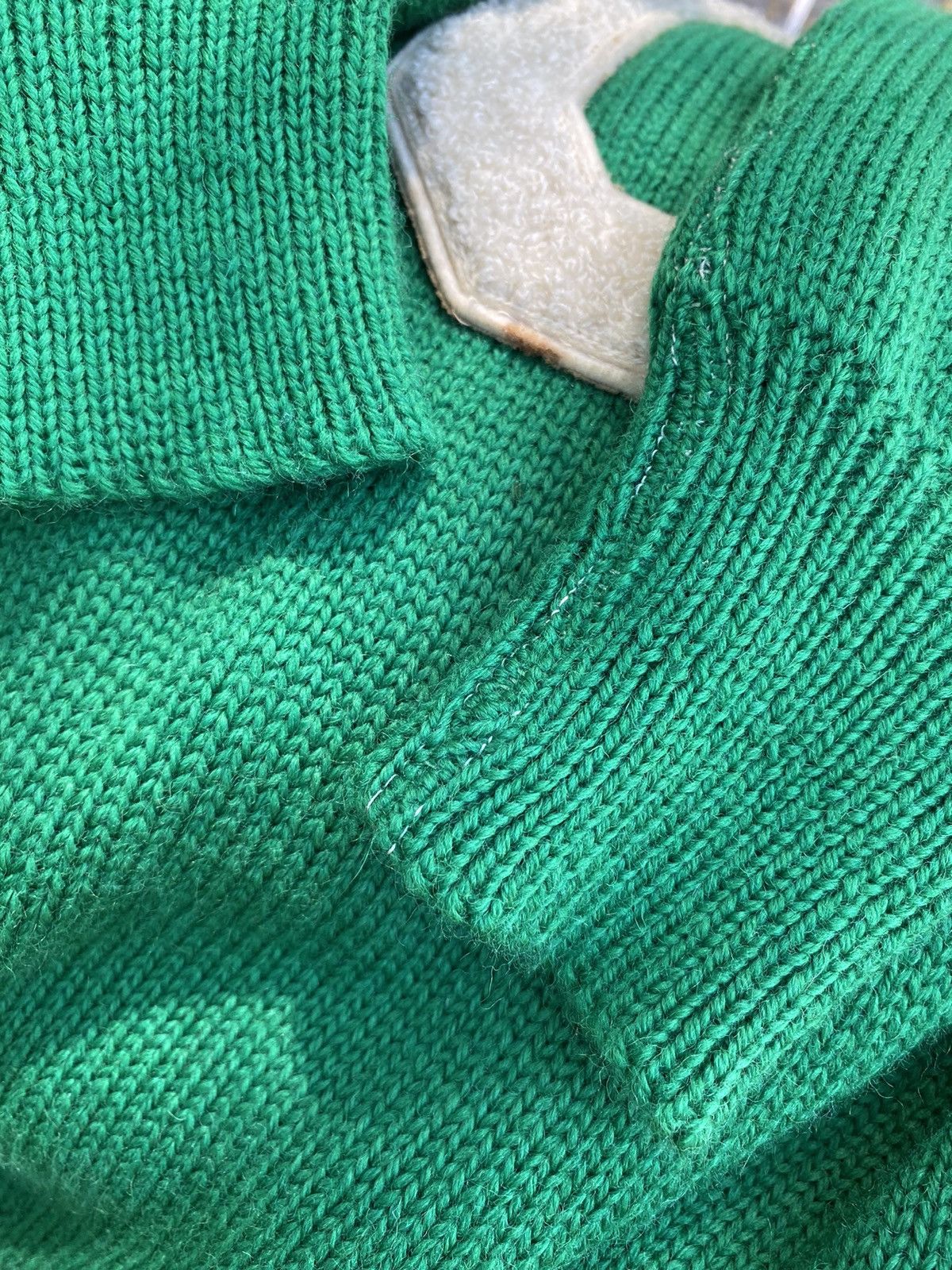 Designer × Vintage Nelson knitting Green Knit Sweater with Front Logo Patch Size M / US 6-8 / IT 42-44 - 13 Thumbnail