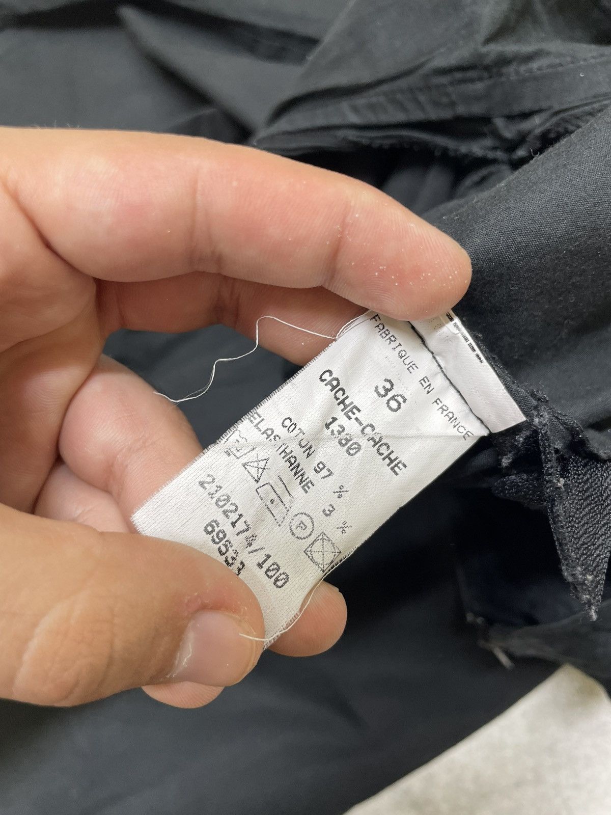 If Six Was Nine × Japanese Brand × Le Grande Bleu (L.G.B.) Y's LGB Y2K Asymmetric Wide-Leg Pants With Adjustable Hem Size US 32 / EU 48 - 16 Thumbnail
