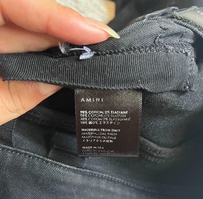 Amiri AMIRI Knee damage, old jeans 2501-Nextarrow Size US 32 / EU 48 - 4 Thumbnail