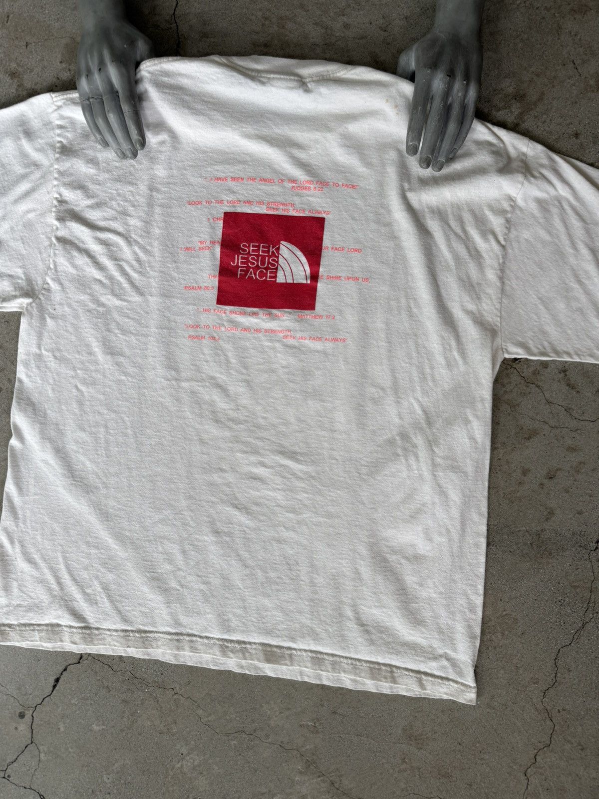 The North Face × Vintage VINTAGE 90’S NORTH FACE PARODY FLIP SPOOF HUMOR TEE SHIRT Size US XL / EU 56 / 4 - 1 Thumbnail