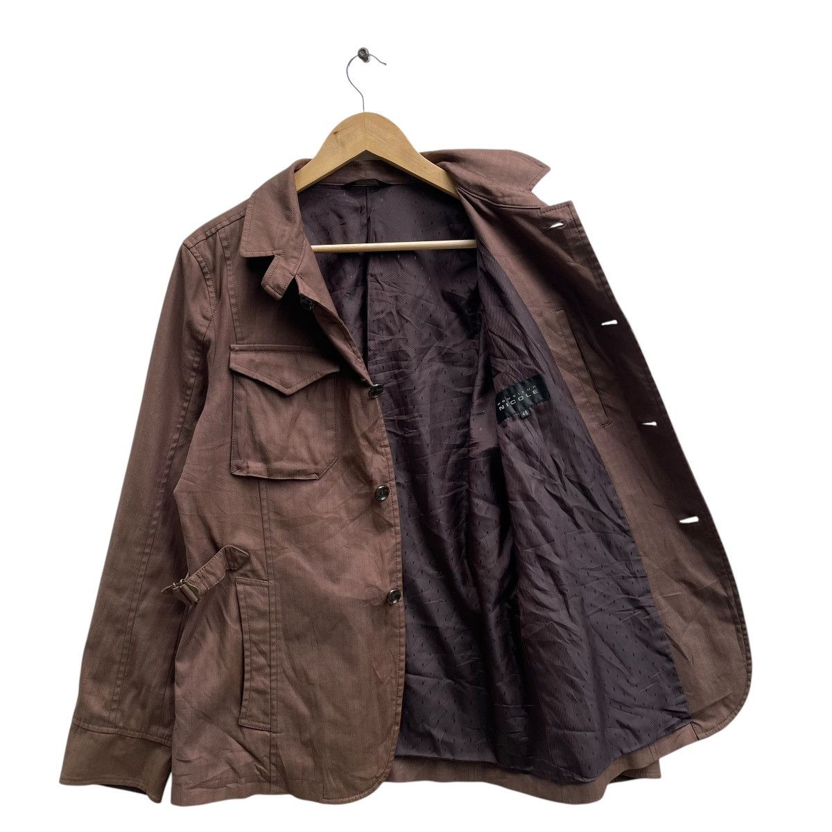 Japanese Brand 💥Vintage Nicole Monsieur Jacket Utility Shirt Jacket Size US M / EU 48-50 / 2 - 3 Thumbnail
