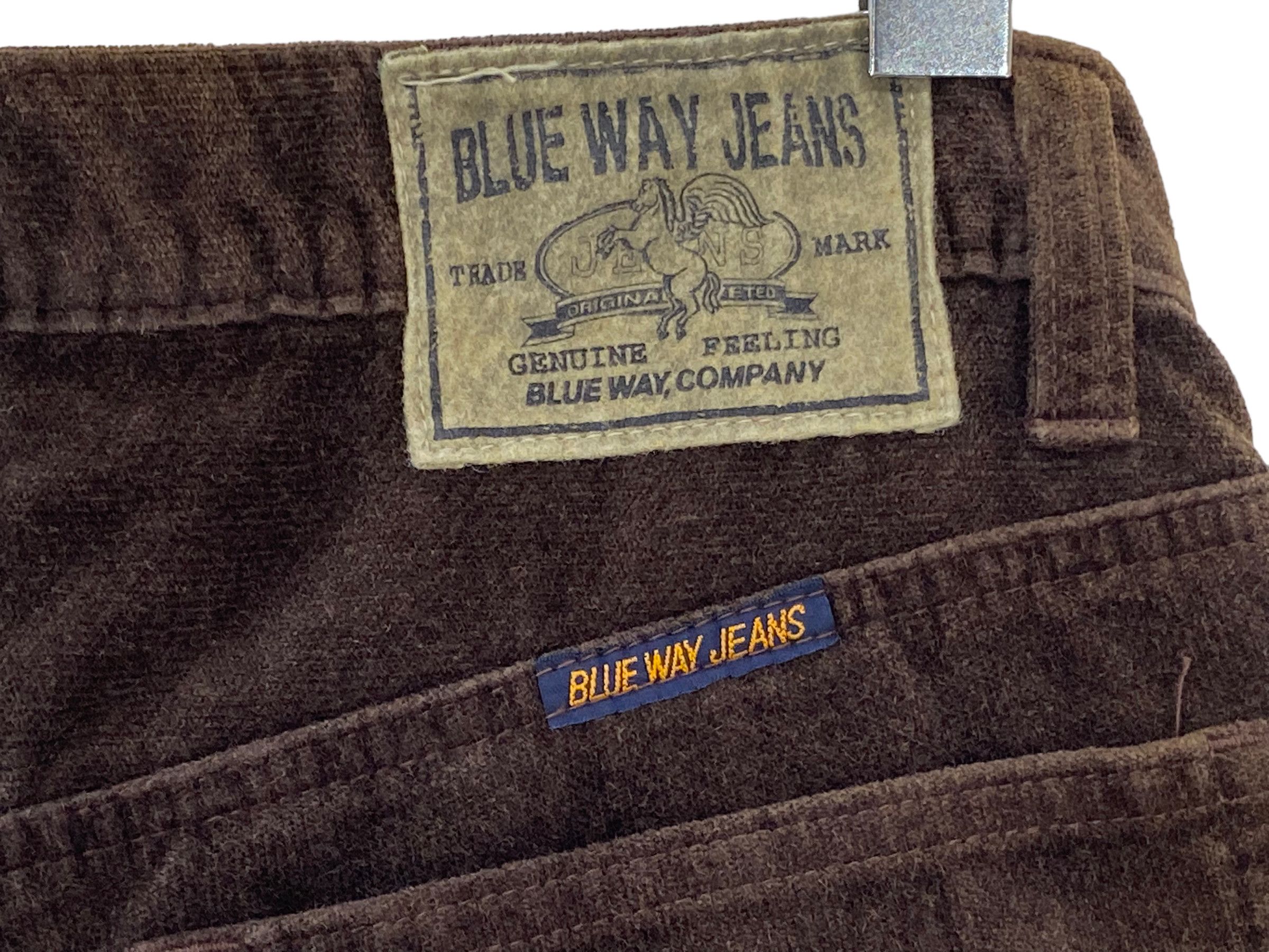 Japanese Brand × Rockstar Games Blue Way Corduroy Pants Blue Way Japanese Modern Size US 27 - 8 Thumbnail