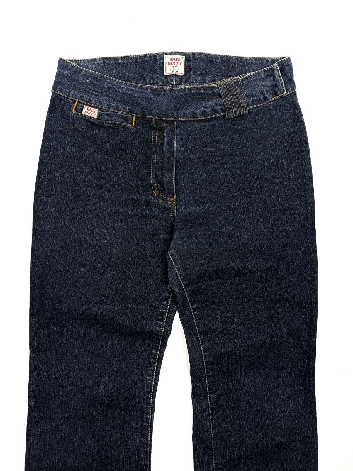 Miss Sixty Miss Sixty 00s Bootcut Navy Denim Jeans Vintage Japan Y2K Size 31" - 5 Thumbnail