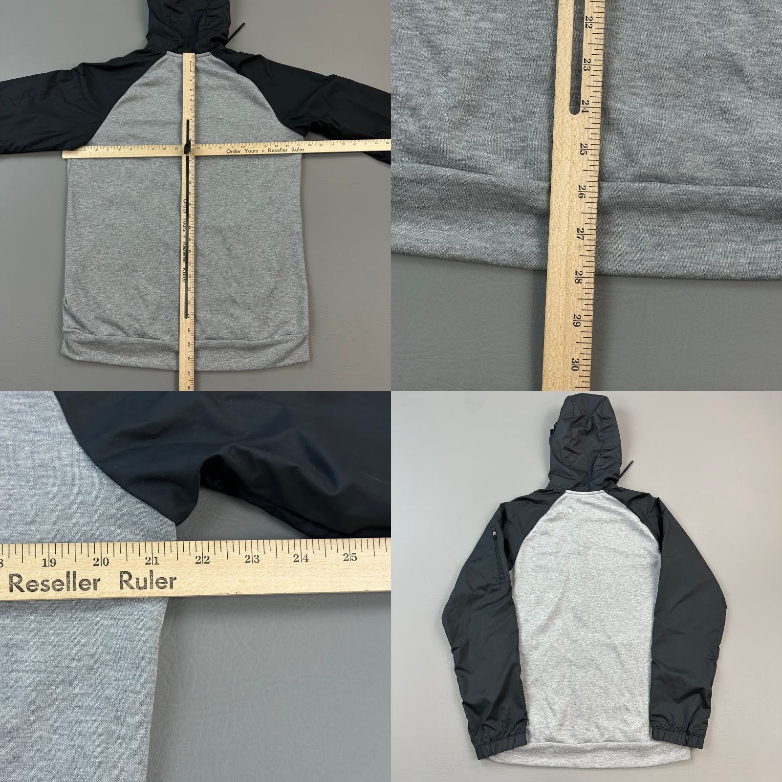 Nike Nike Utility Core Hoodie Mens Small Gray Black Dri Fit Full Zip Swoosh Logo Size US S / EU 44-46 / 1 - 8 Thumbnail