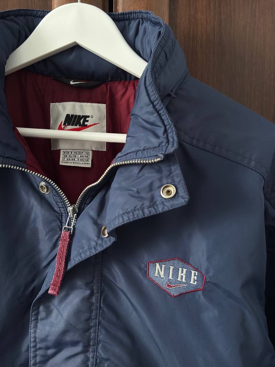 Nike × Vintage Vintage 90s Nike Puffer Nylon Jacket Big Swoosh Logo Y2K Size US M / EU 48-50 / 2 - 5 Thumbnail