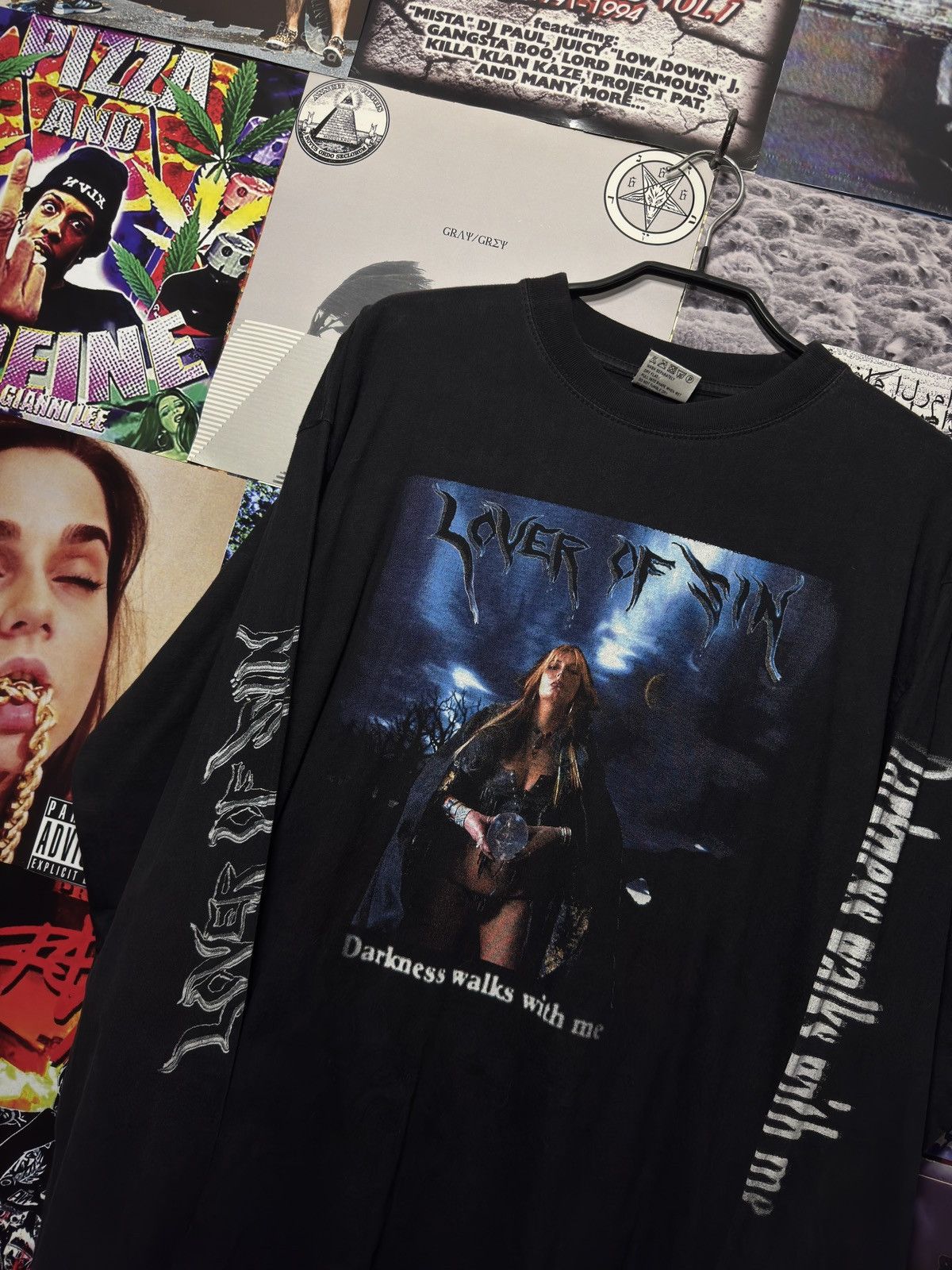 Band Tees Vintage 00s Christian Death Lover Of Sin Long Sleeve Size US XL / EU 56 / 4 - 2 Thumbnail