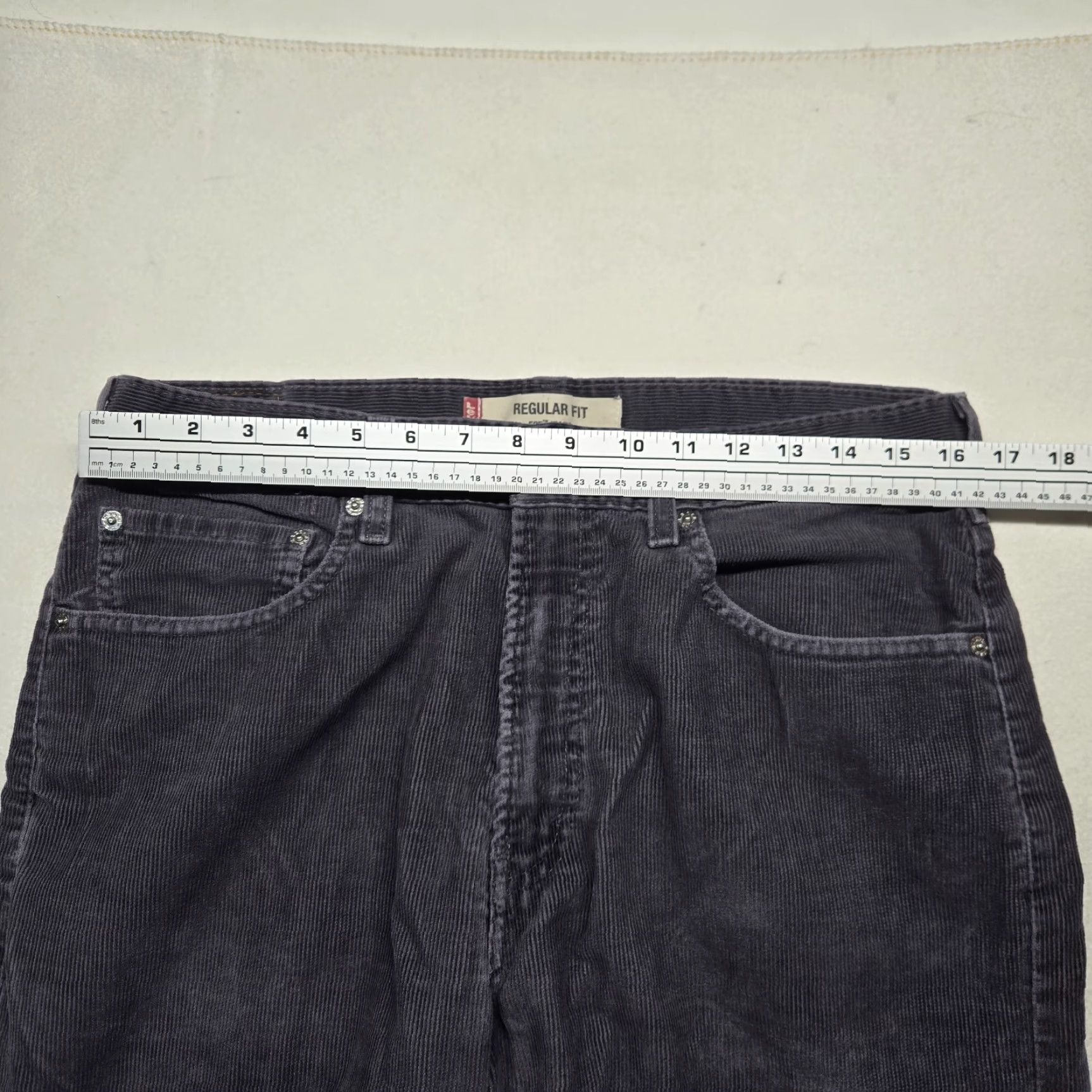 Levi's Levi's 505 Regular Fit Black Denim Jeans Adult Men's 34 x 34 Size US 34 / EU 50 - 4 Thumbnail