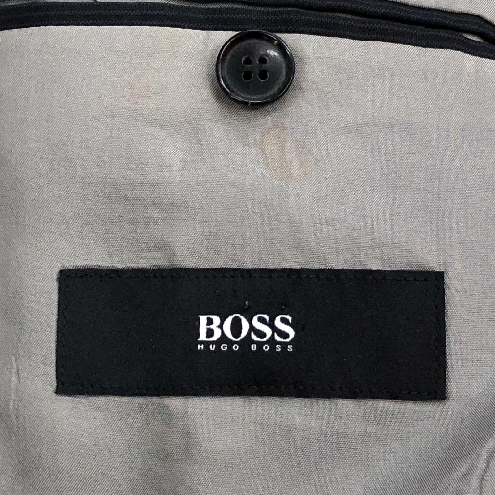 Hugo Boss Hugo Boss Sport Coat 38S Black Pinstripe Pasolini1/Movie1 Size 38S - 17 Thumbnail