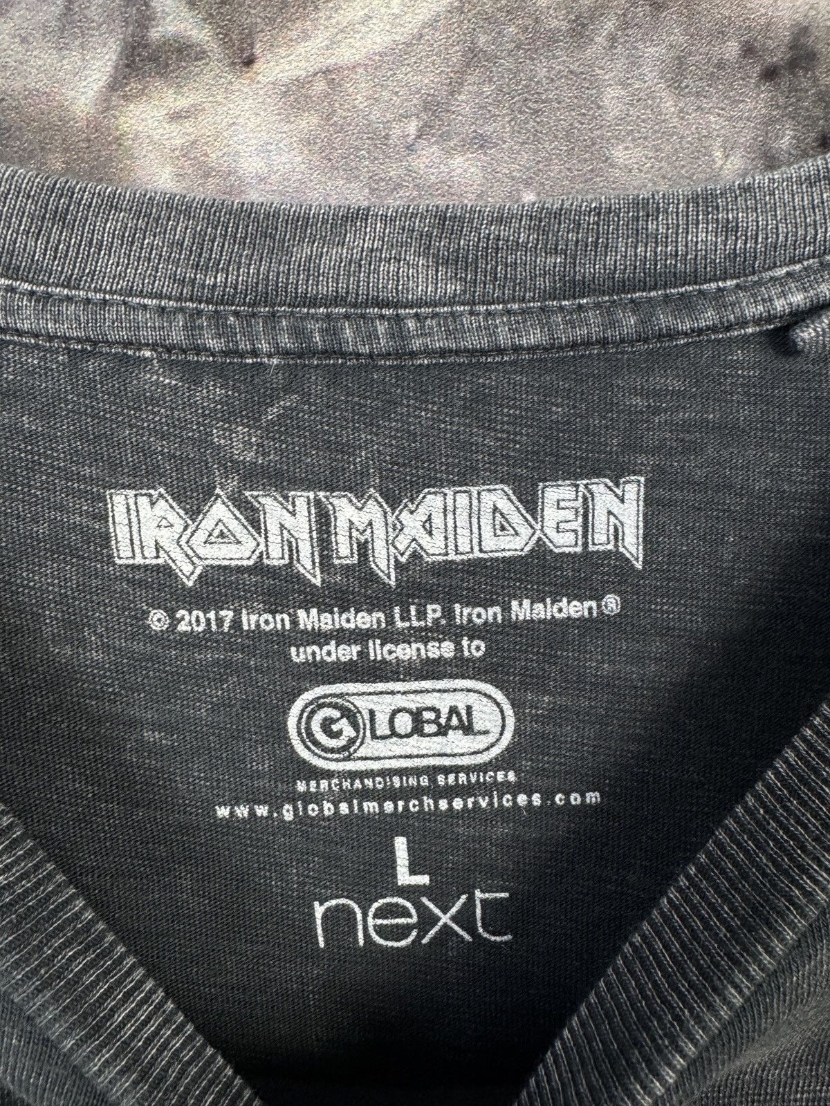 Iron Maiden Men’s Iron Maiden 2017 T-Shirt Music Rock Band Size Large Size US L / EU 52-54 / 3 - 6 Thumbnail