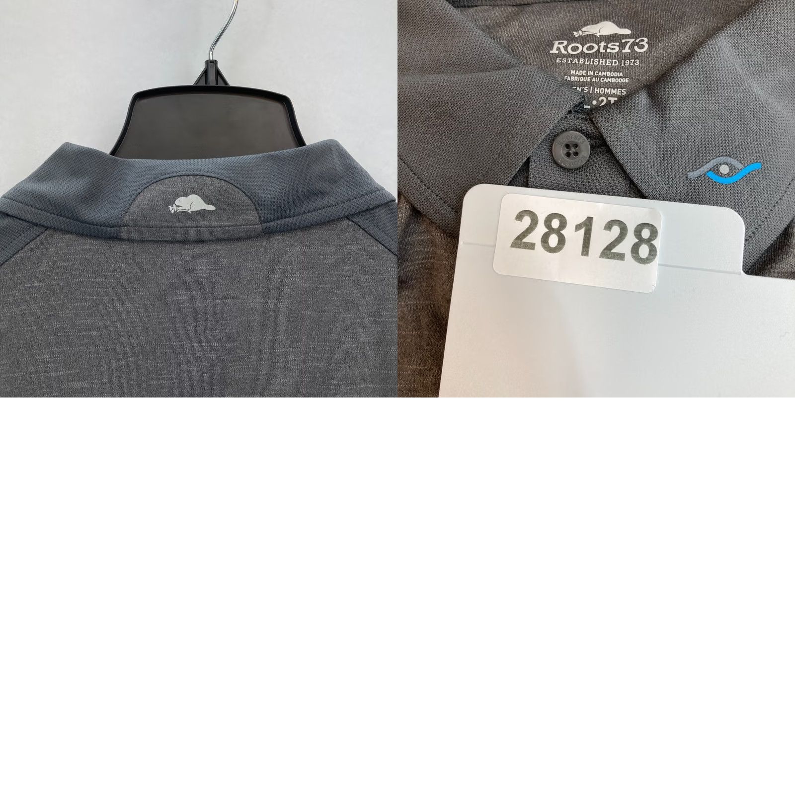 Roots Roots 73 Rapid Lake SS Polo Shirt Mens 2XL Charcoal Gray Forescout Logo NWT Size US XXL / EU 58 / 5 - 9 Thumbnail