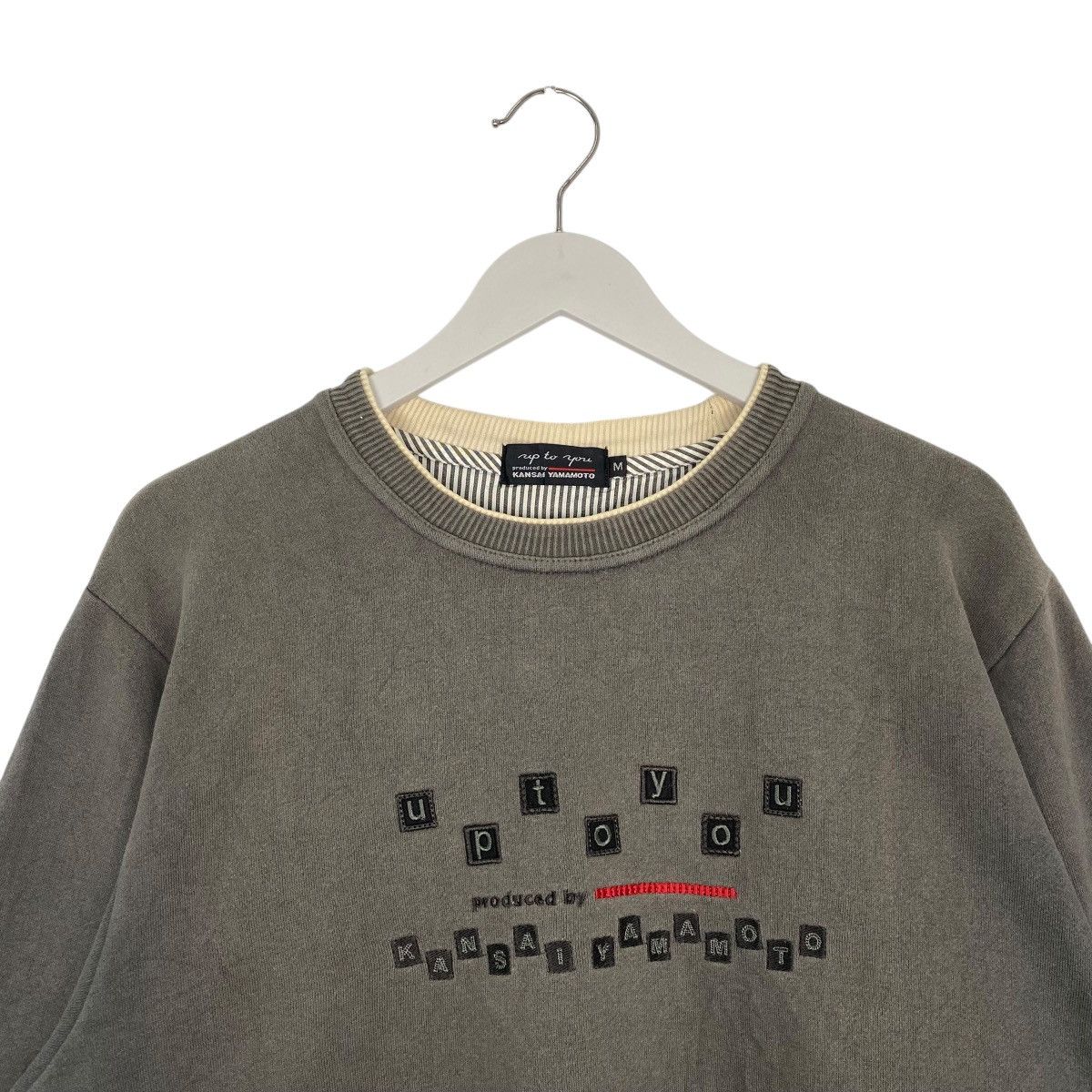Other Vintage Kansai Yamamoto Homme Sweatshirt Crewneck Grey Size US M / EU 48-50 / 2 - 4 Thumbnail