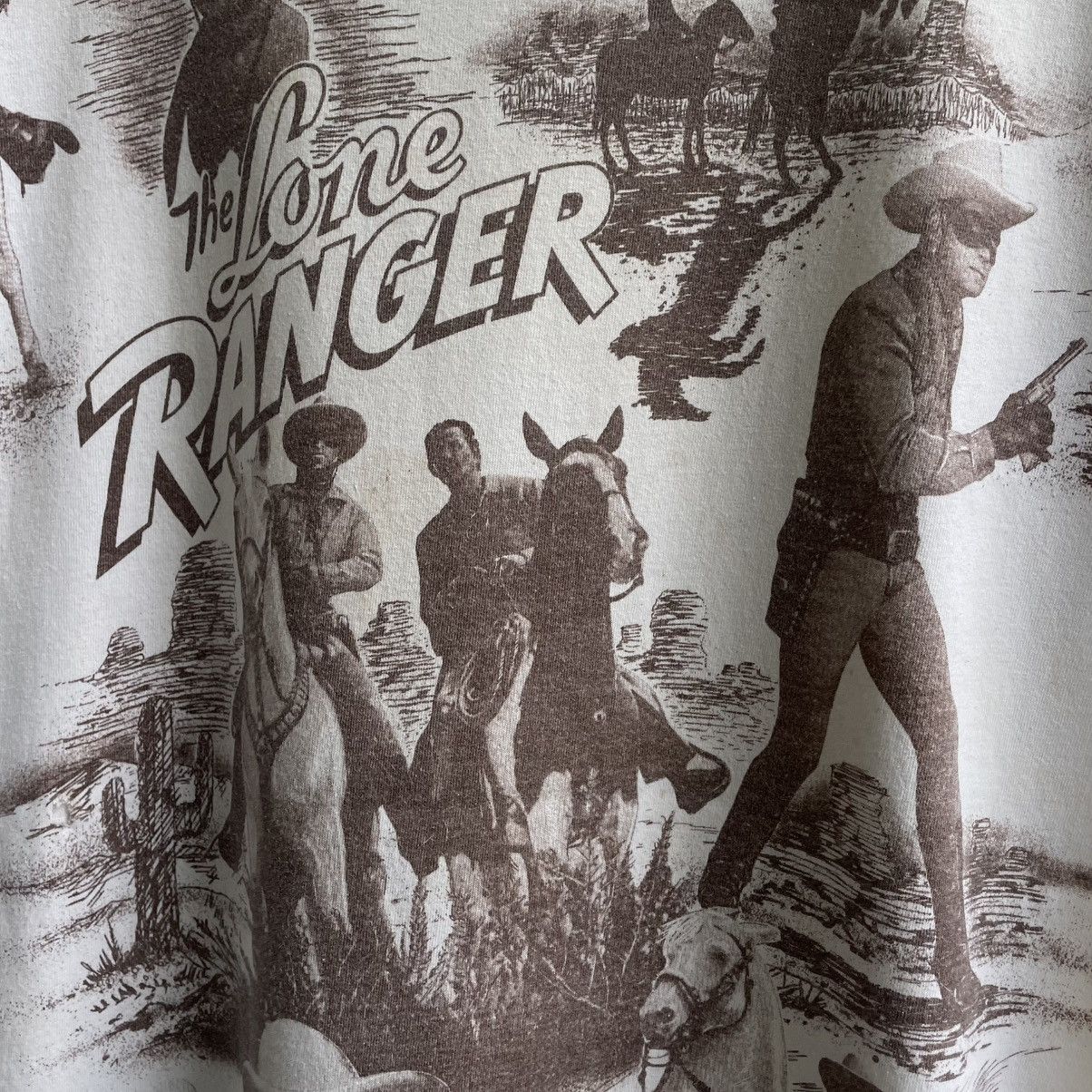 Vintage Vintage 90's Lone Ranger Movie Shirts Size US M / EU 48-50 / 2 - 12 Thumbnail