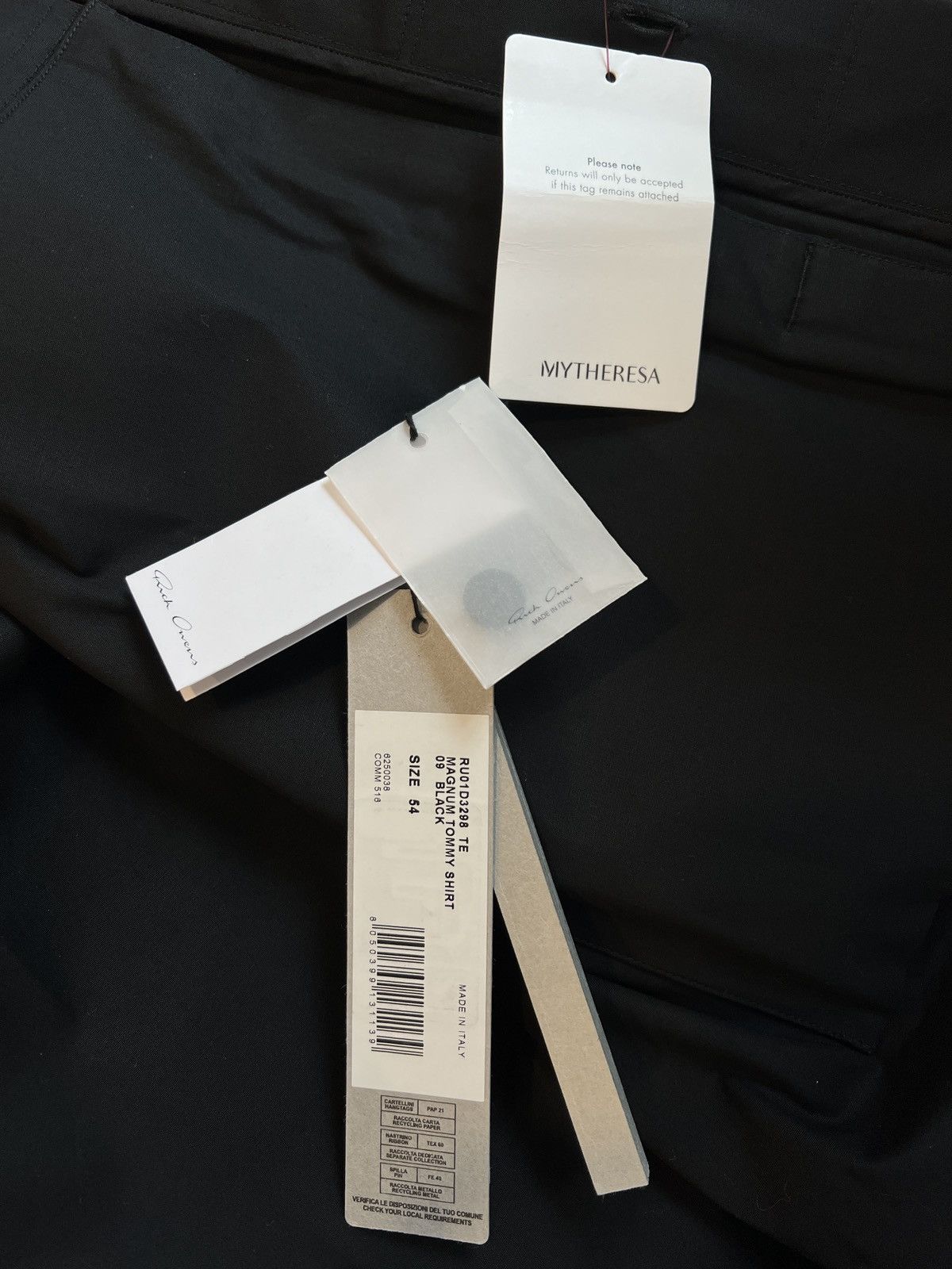 Rick Owens RICK OWENS MAGNUM TOMMY SHIRT Size US L / EU 52-54 / 3 - 5 Thumbnail