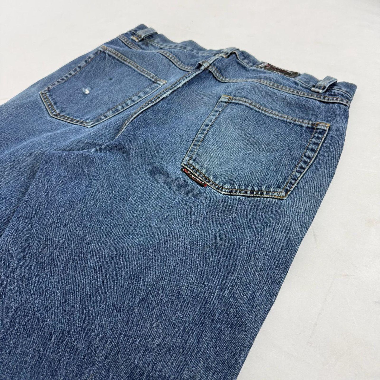 Fubu × JNCO × Vintage Vintage y2k grunge archive baggy wide leg faded fubu jeans Size US 36 / EU 52 - 2 Thumbnail