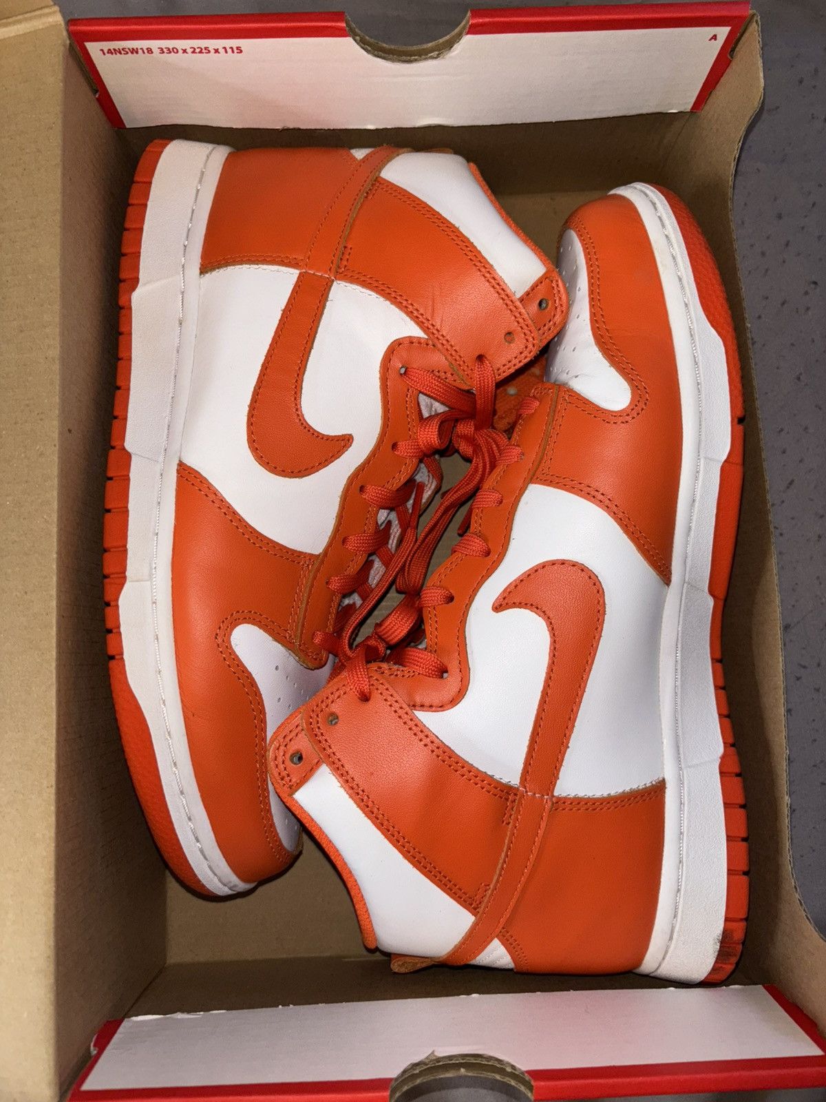 Nike Nike Dunk High Syracuse (Orange) Size US 9 / EU 42 - 1 Thumbnail