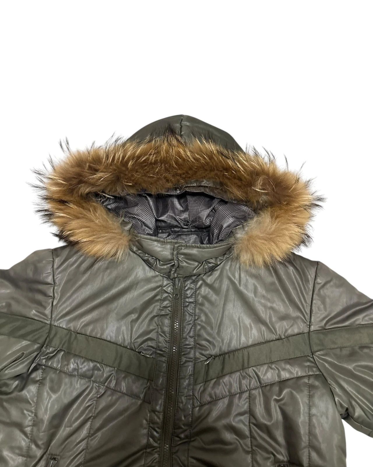 Takeo Kikuchi Takeo Kikuchi reversible check fur hood lightweight jacket Size US M / EU 48-50 / 2 - 7 Thumbnail