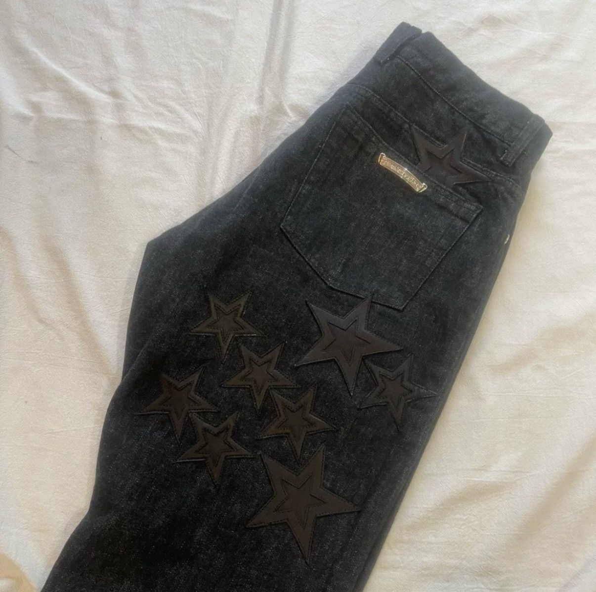 Chrome Hearts Chrome hearts star patchwork jeans Size US 34 / EU 50 - 8 Thumbnail
