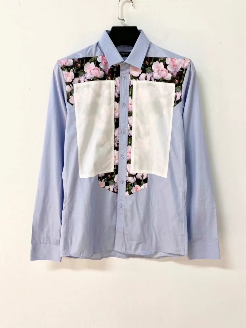 Givenchy Givenchy Size39 Men's Long Sleeve Shirt Show Model Size US S / EU 44-46 / 1 - 1 Thumbnail