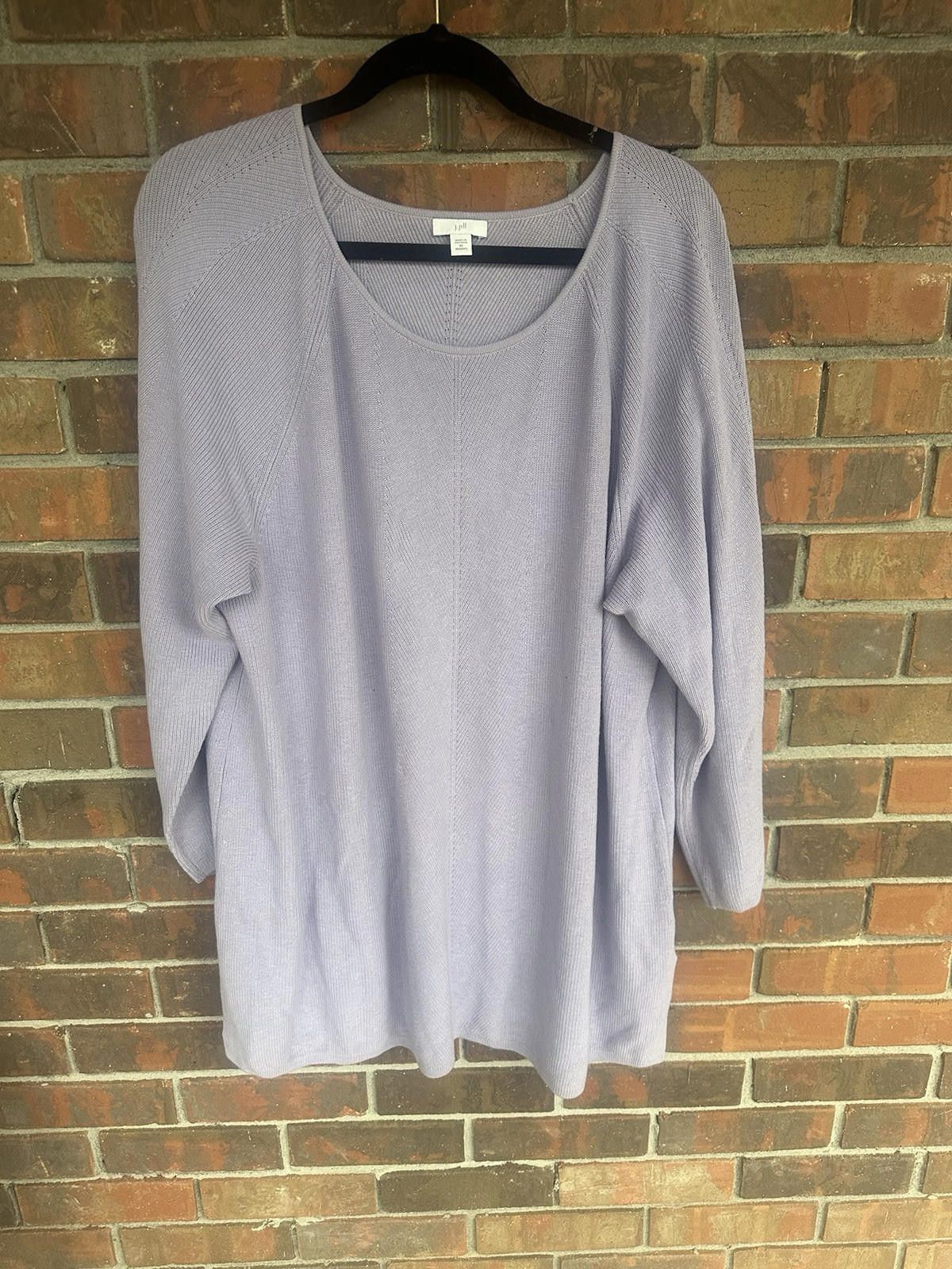 Designer J Jill Women's Plus Size Lavender Sweater - Size 3X Size 3XL / US 20-22 - 1 Thumbnail