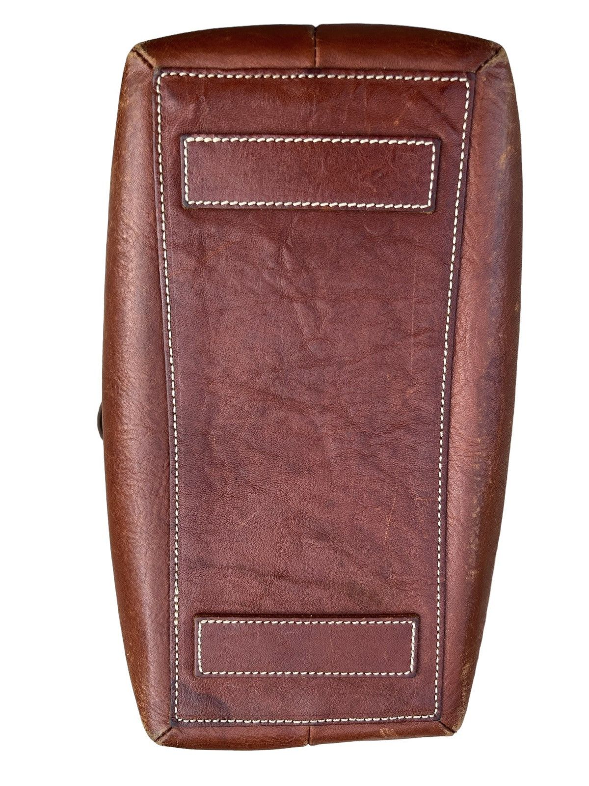Leather Vintage Tsuchiya Kaban Patina Leather Mini Bag Size ONE SIZE - 16 Thumbnail