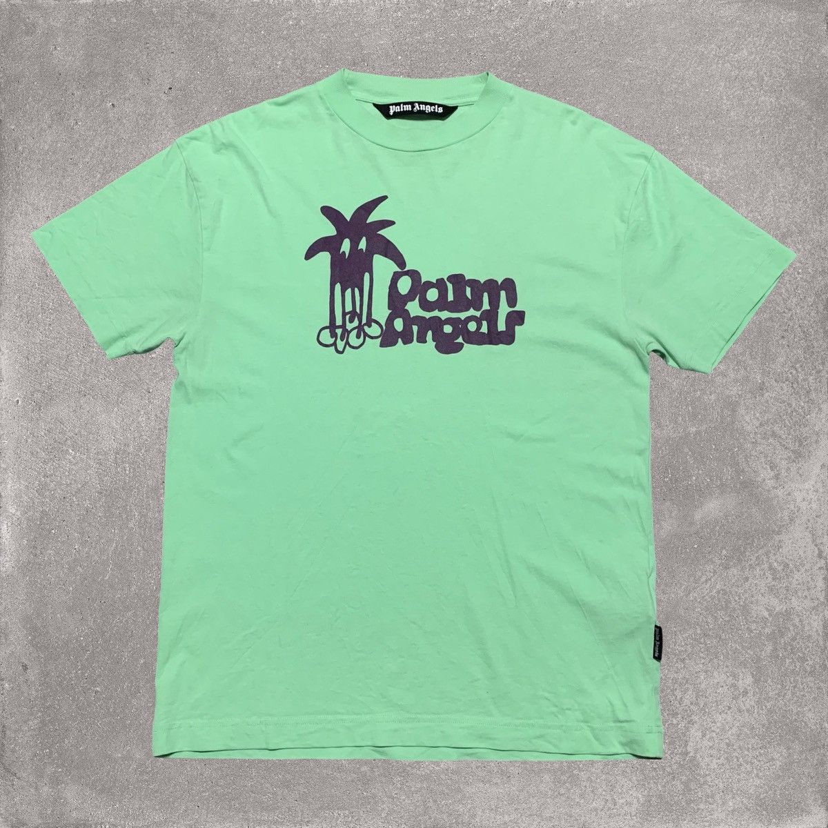 Palm Angels Palm Angels Large Tee Sketchy Douby Classic Mint Green Size US L / EU 52-54 / 3 - 1 Thumbnail
