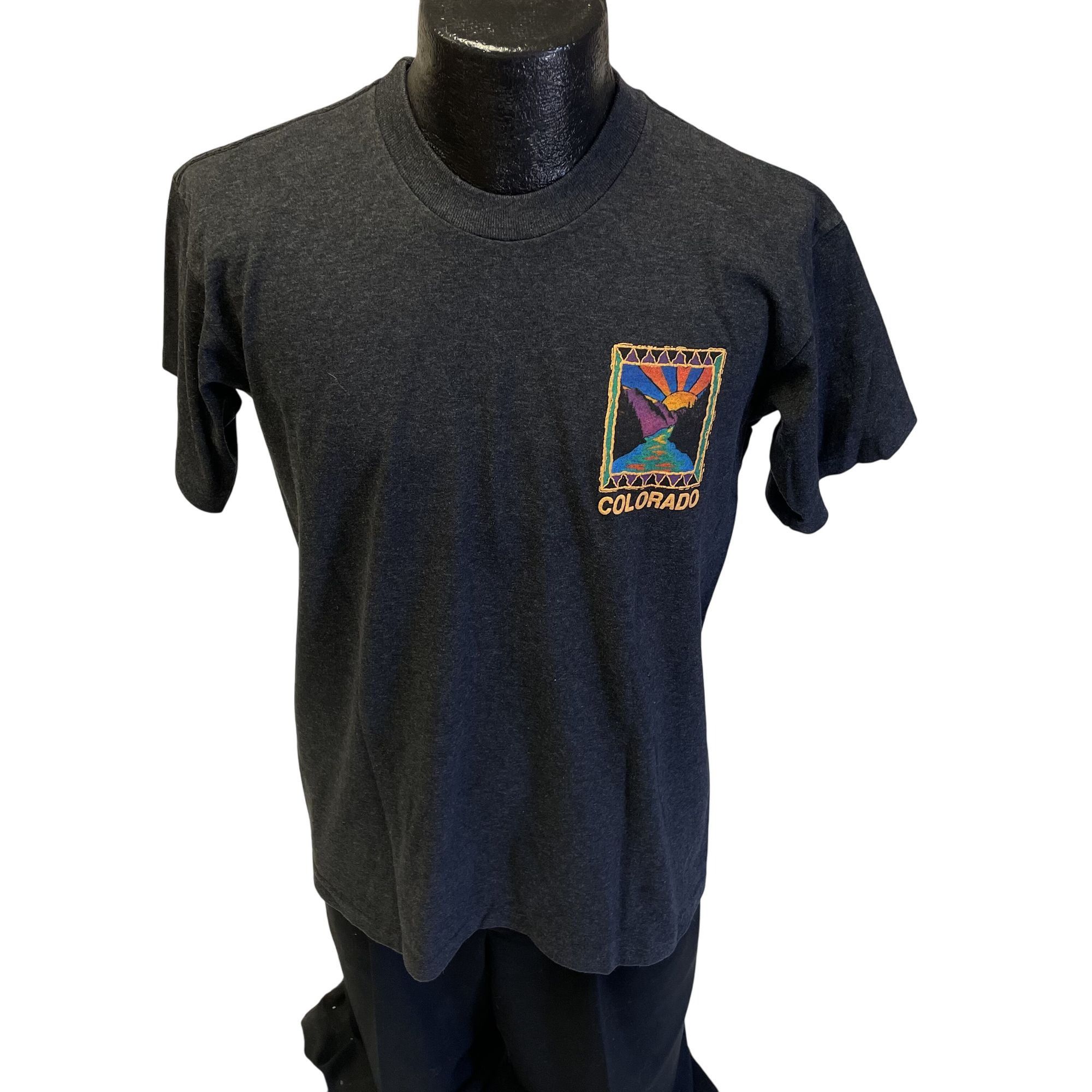 Other Vtg Tennessee River Gold COLORADO NEON SUNSET T Shirt Size US L / EU 52-54 / 3 - 3 Thumbnail