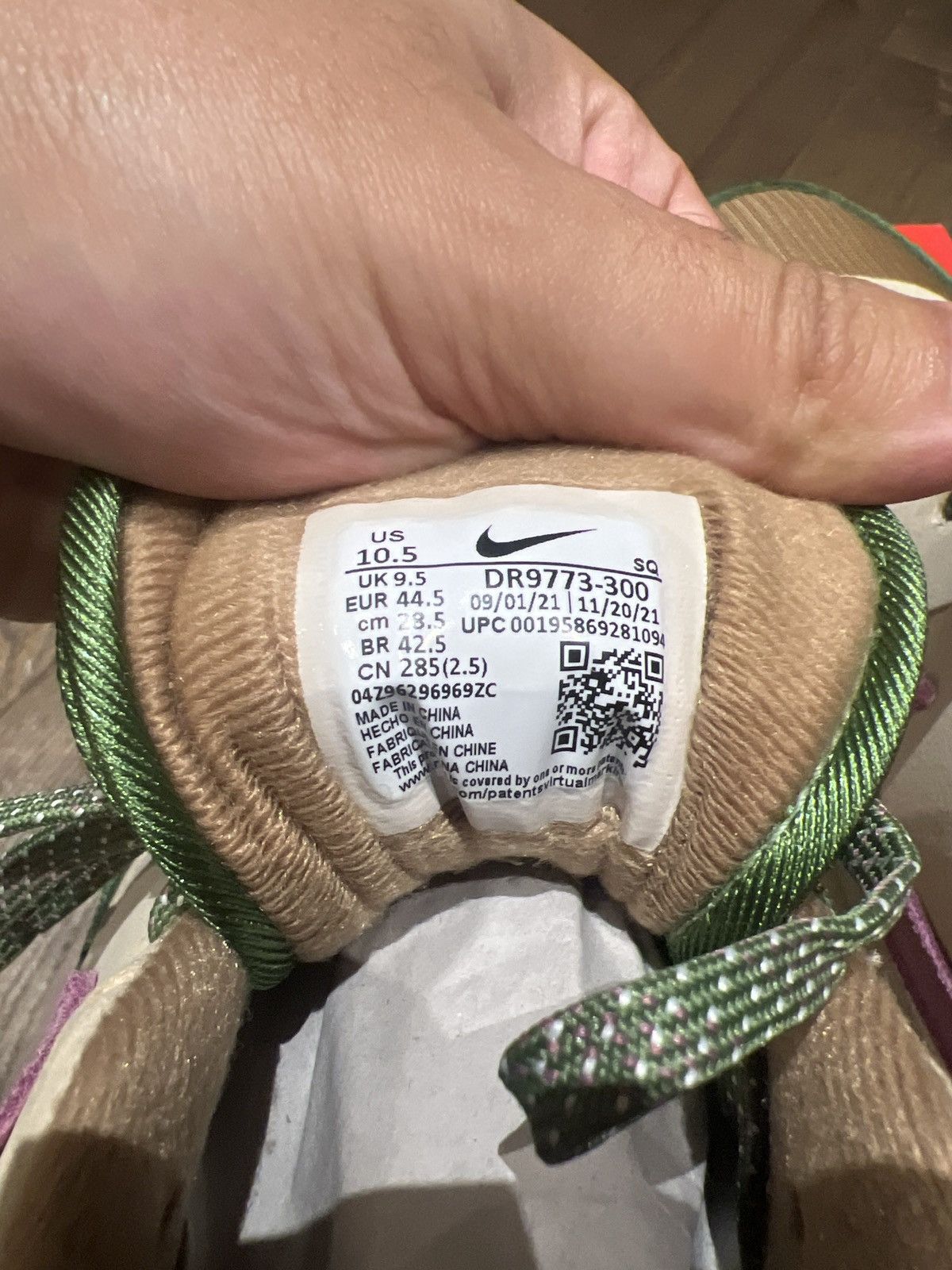 Nike Air Max 1 SH “Treeline” Size US 10.5 / EU 43-44 - 6 Thumbnail