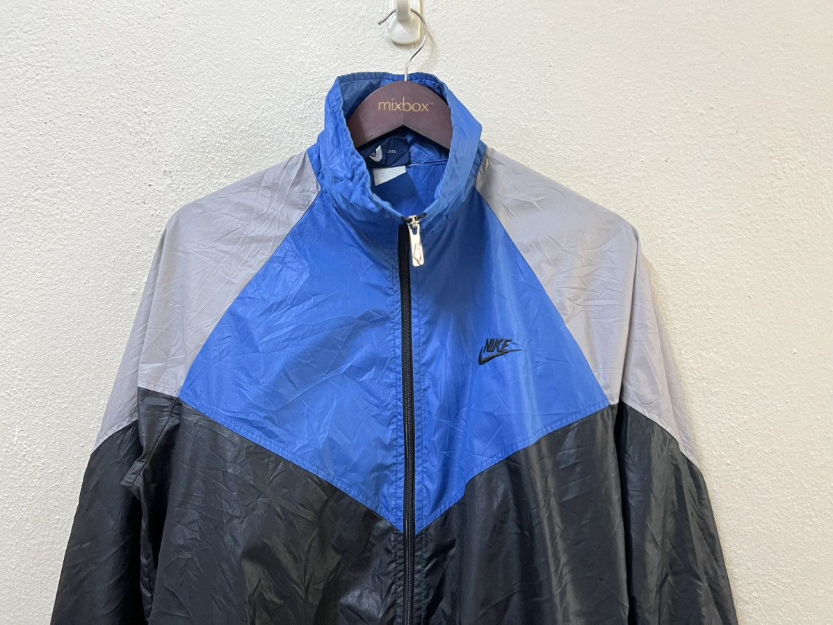 Nike Vintage 80s Nike blue tag Windbreaker Size US M / EU 48-50 / 2 - 2 Thumbnail